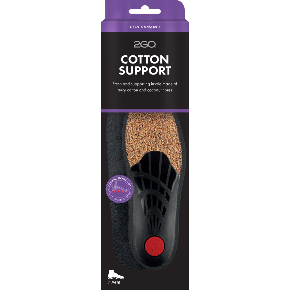 2GO komfort sål med ekstra svang