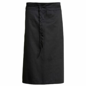 Nybo Sort Unisex Forklæde, Service, Forstykke Uden Lommeåbning