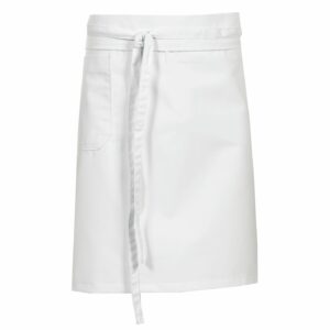 Nybo Hvid Unisex Pick-Up Forklæde, Forstykke, Lomme