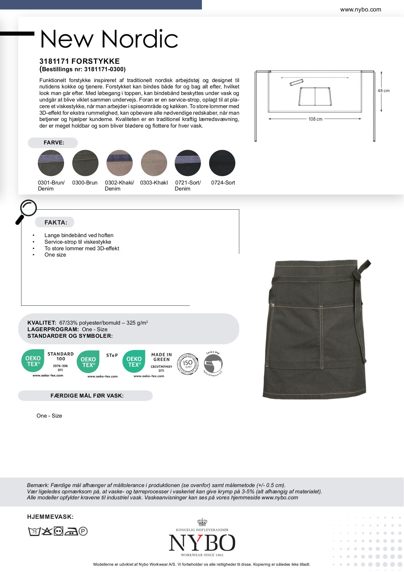 Nybo Brun Dame New Nordic Forstykke, Holdbar, 3D-Lommer