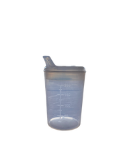 Gennemsigtig tudekop med låg