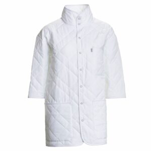 Nybo Hvid Unisex Clima Sport Termojakke, Høj Krave