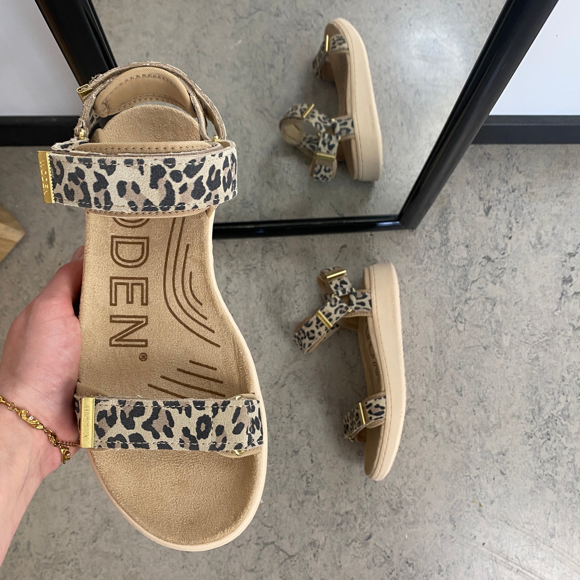 Line - Leopard - WODEN sandal