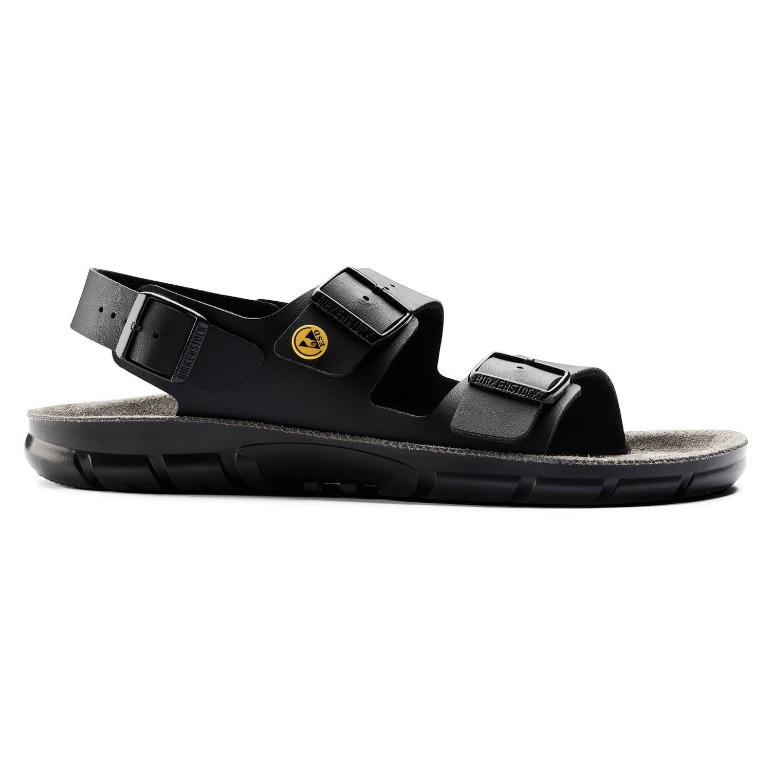 Sort Kano sandal fra Birkenstock, ESD godkendte såler