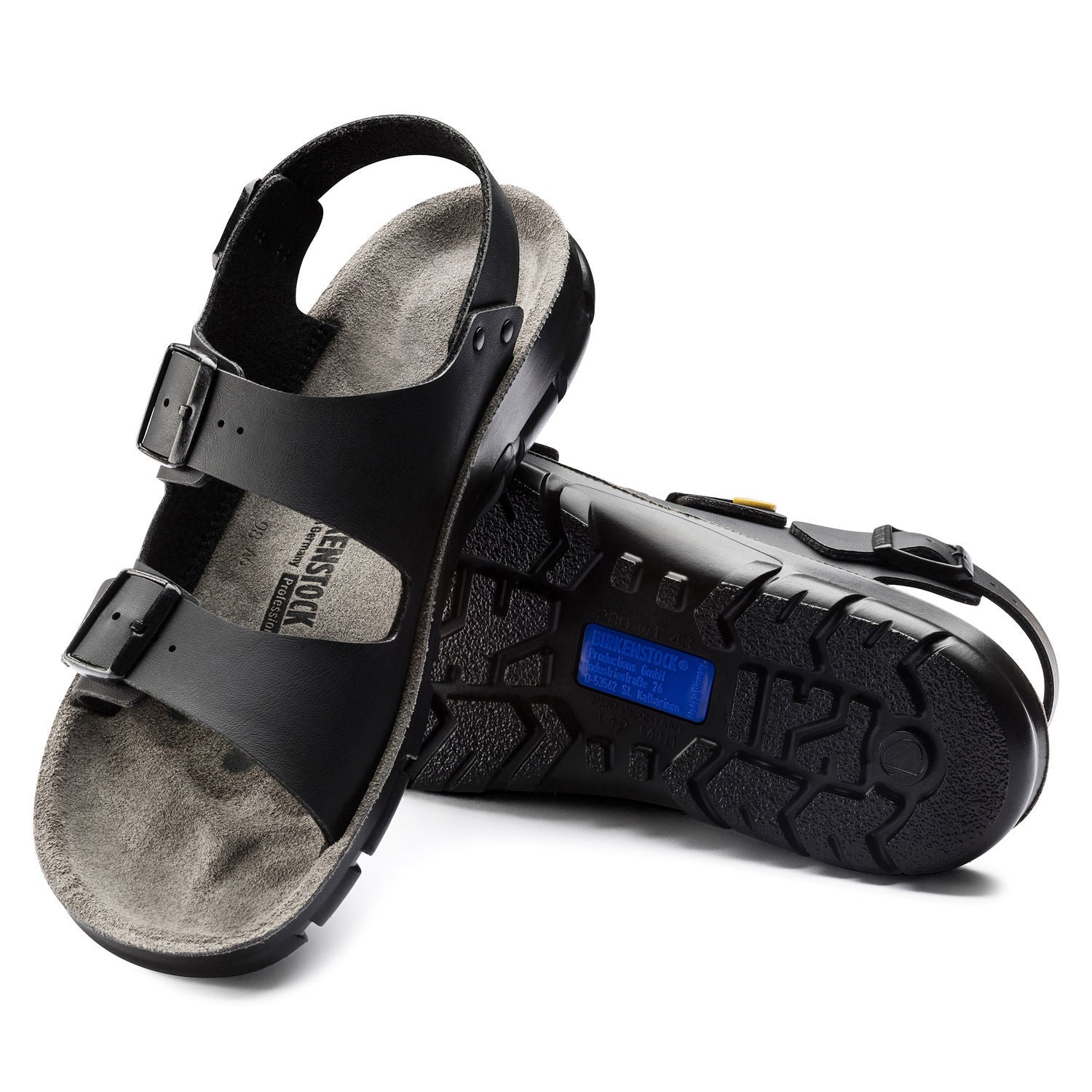 Sort Kano sandal fra Birkenstock, ESD godkendte såler
