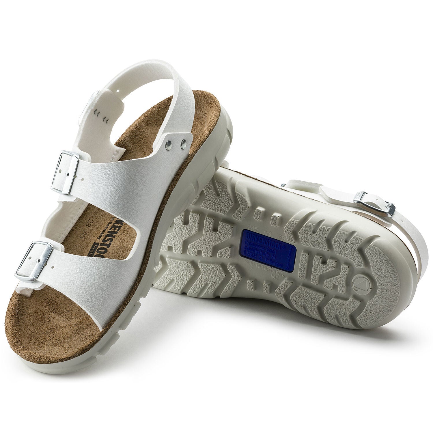 Hvid Birkenstock Kano sandal med skridsikre såler.