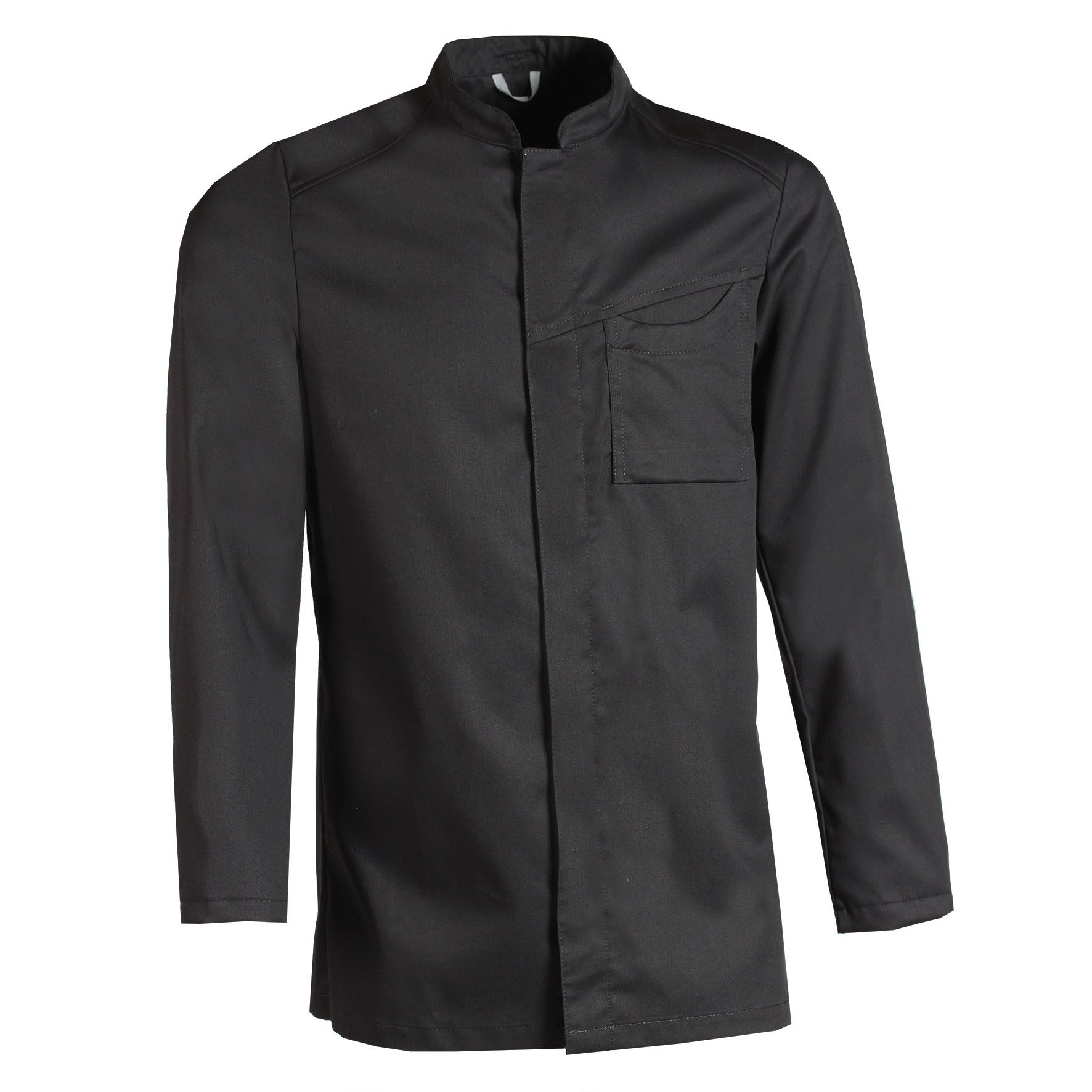 Nybo Sort Unisex New Nordic Kokkejakke, Langærmet, Komfort, Strækbar