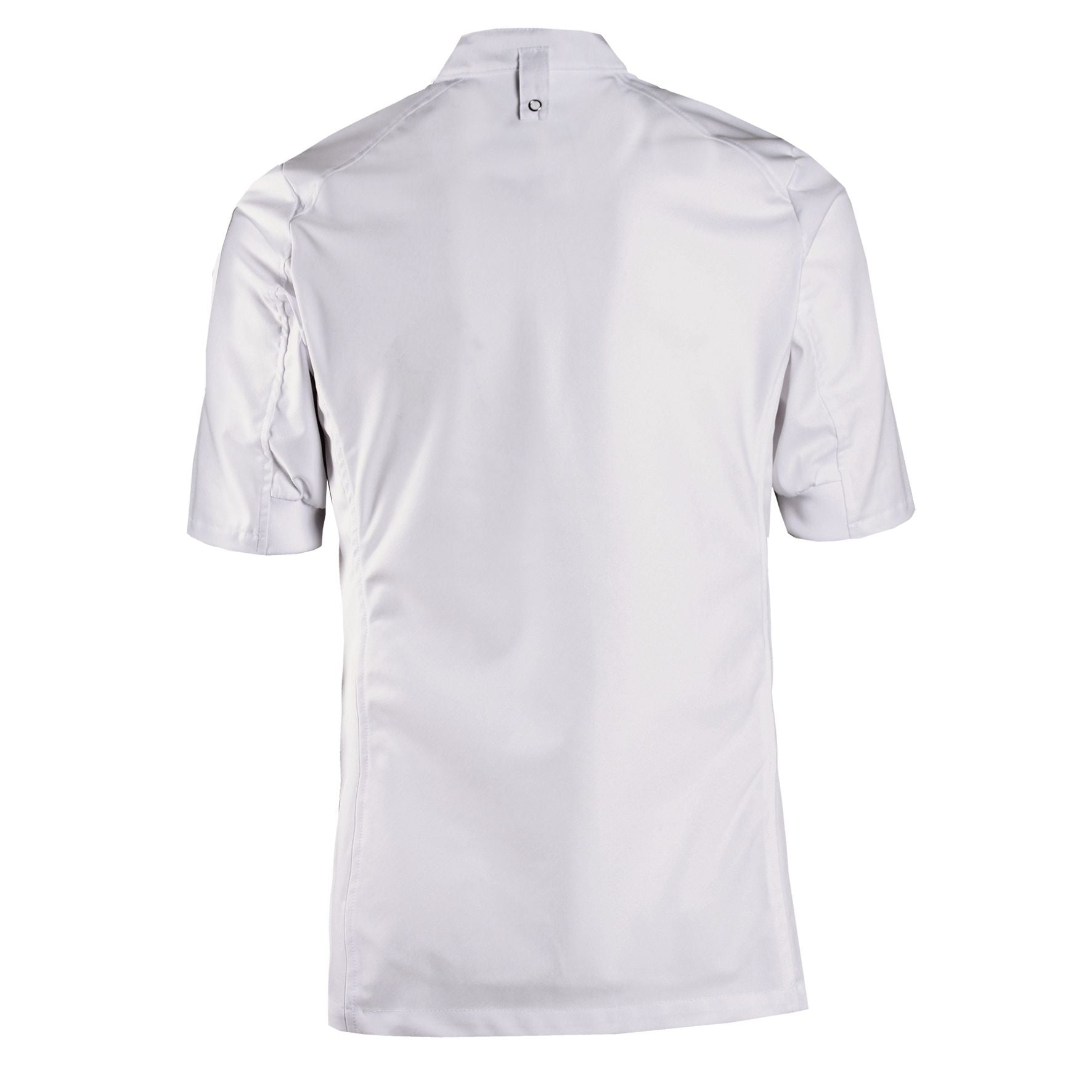 Nybo Hvid Unisex New Nordic Kokkejakke, Kortærmet, Komfortabel pasform, Åndbar