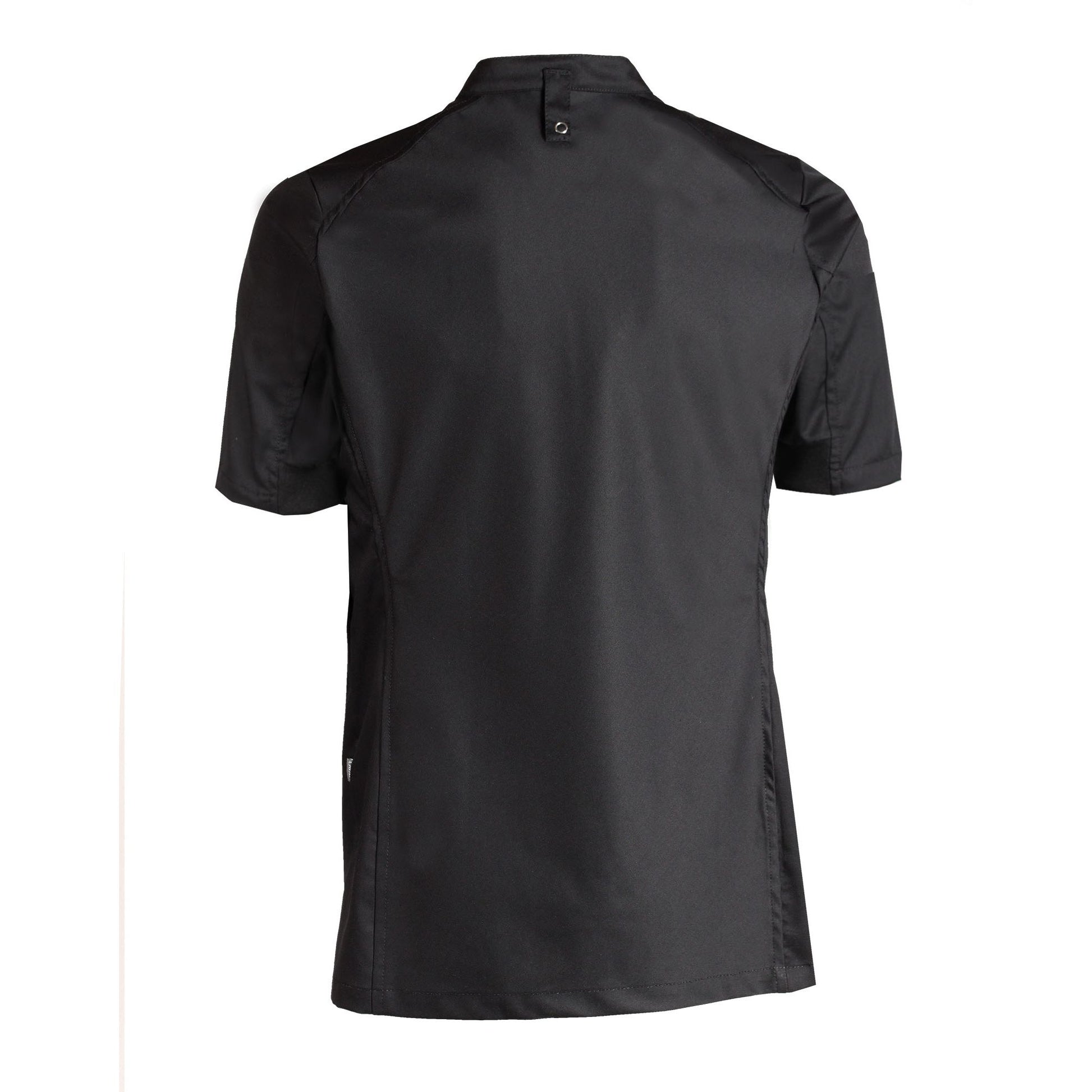 Nybo Sort Unisex New Nordic Kokkejakke, Kortærmet, Komfort, Strækbar