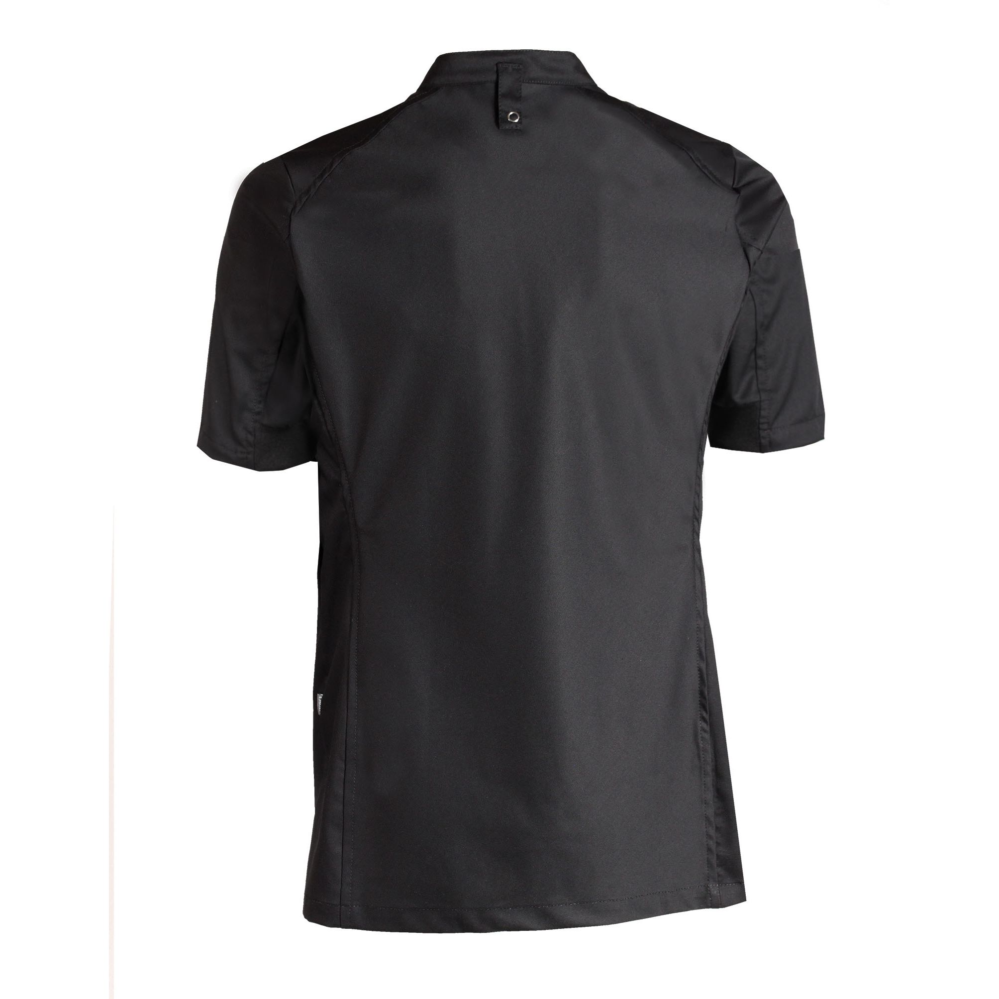 Nybo Sort Unisex New Nordic Kokkejakke, Kortærmet, Komfort, Strækbar