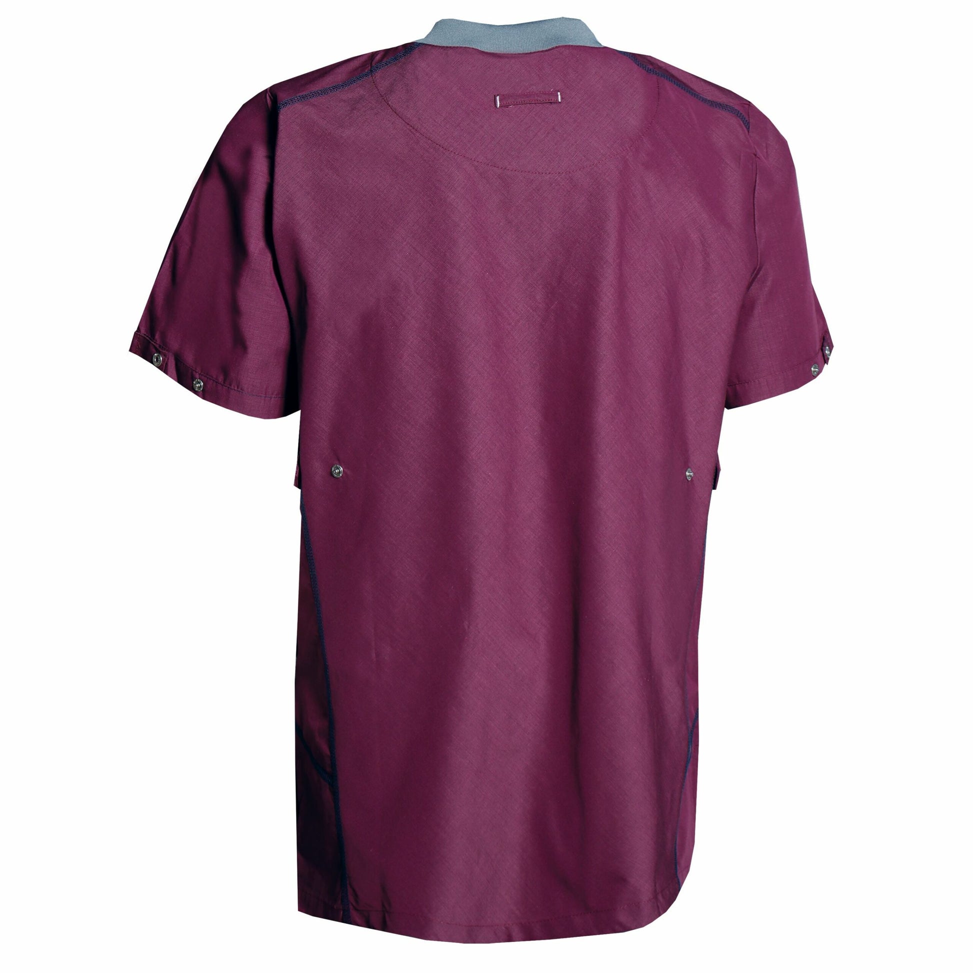 Nybo Bordeaux Unisex Sporty Tunika, Rummelige Lommer, Justerbar