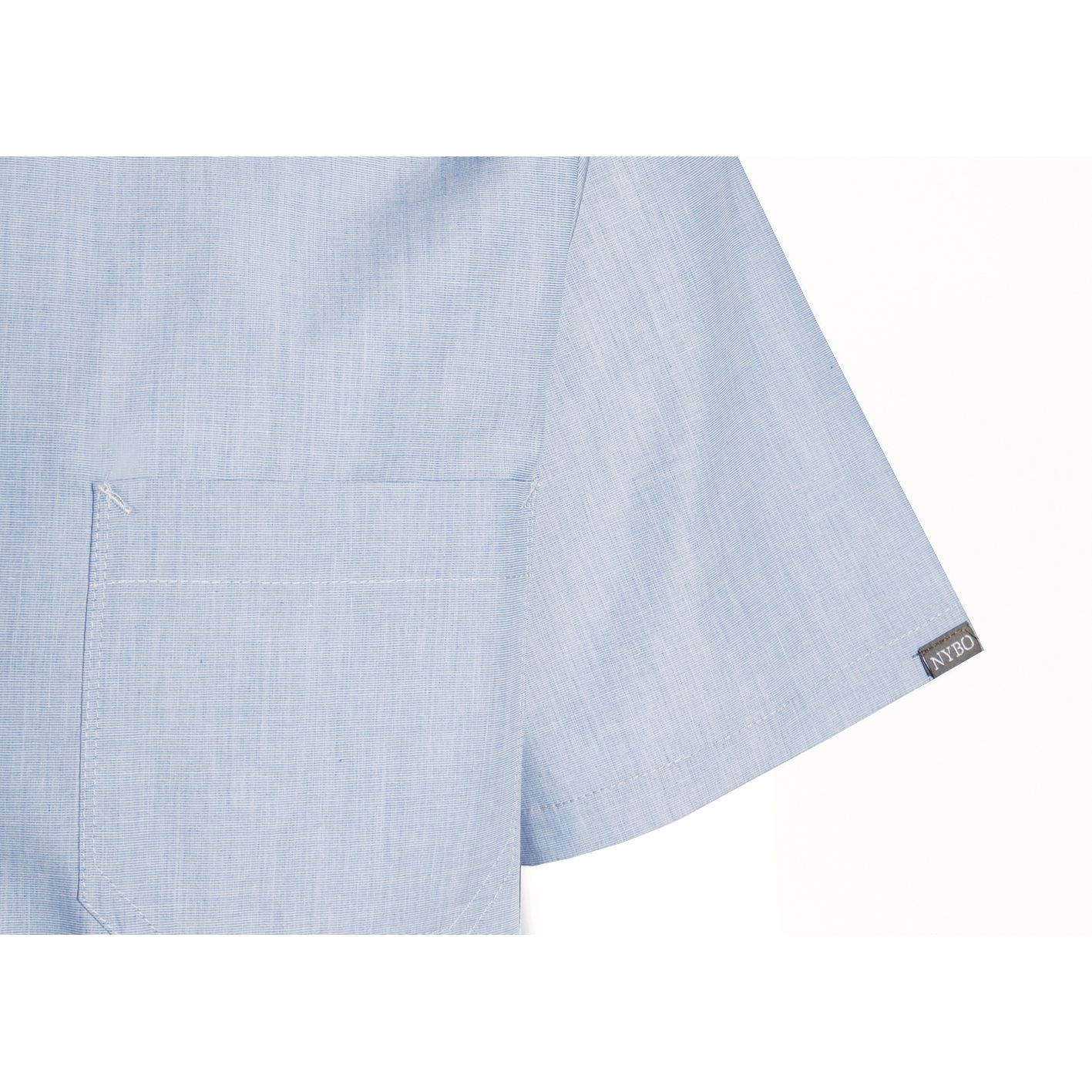 Nybo Lyseblå Unisex Nature Skjorte, Regulérbar, Slidstærk