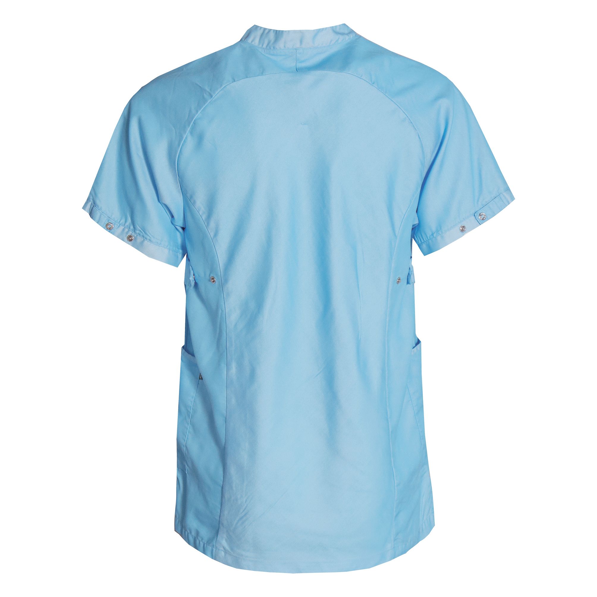 Nybo Turkis Unisex Comfort Skjorte/Tunika, Strækbar, Åndbar, Justerbar