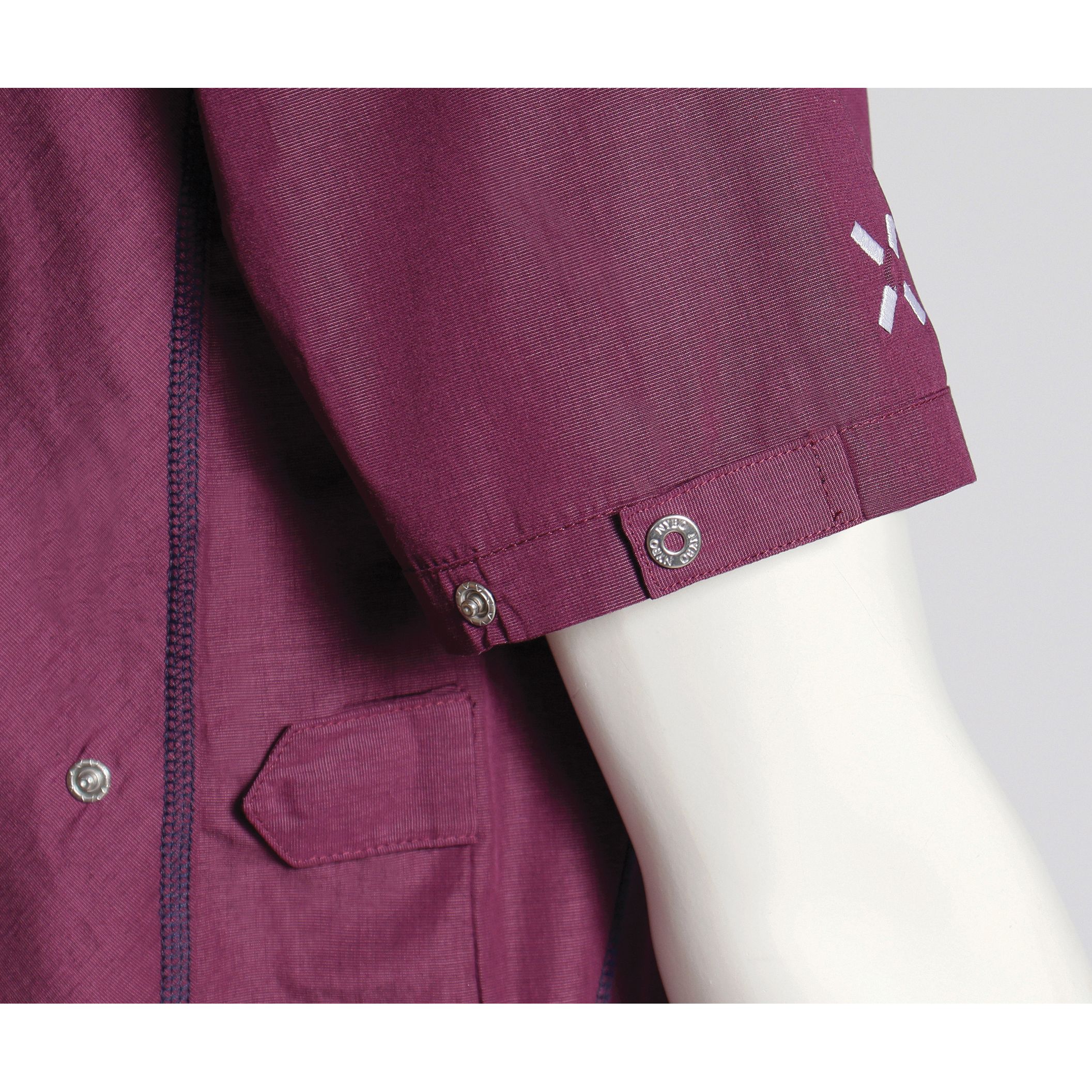 Nybo Bordeaux Unisex Sporty Busseronne, Justerbare Ærmer, Fleksibel