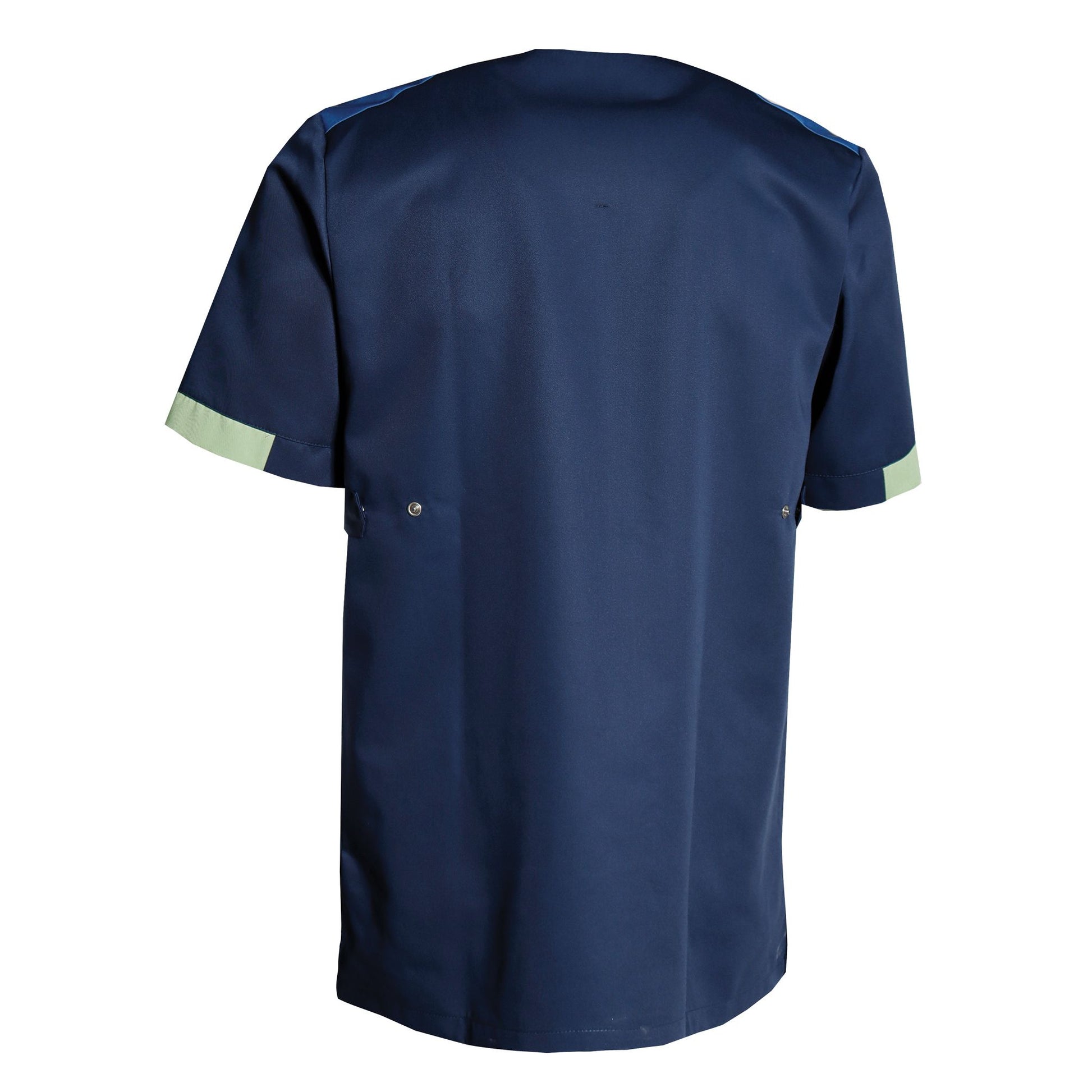Nybo Navy/Lysegrøn/Blå Unisex Nova Premium Busseronne, Lang Slids, Mobil-lomme, Bæredygtig