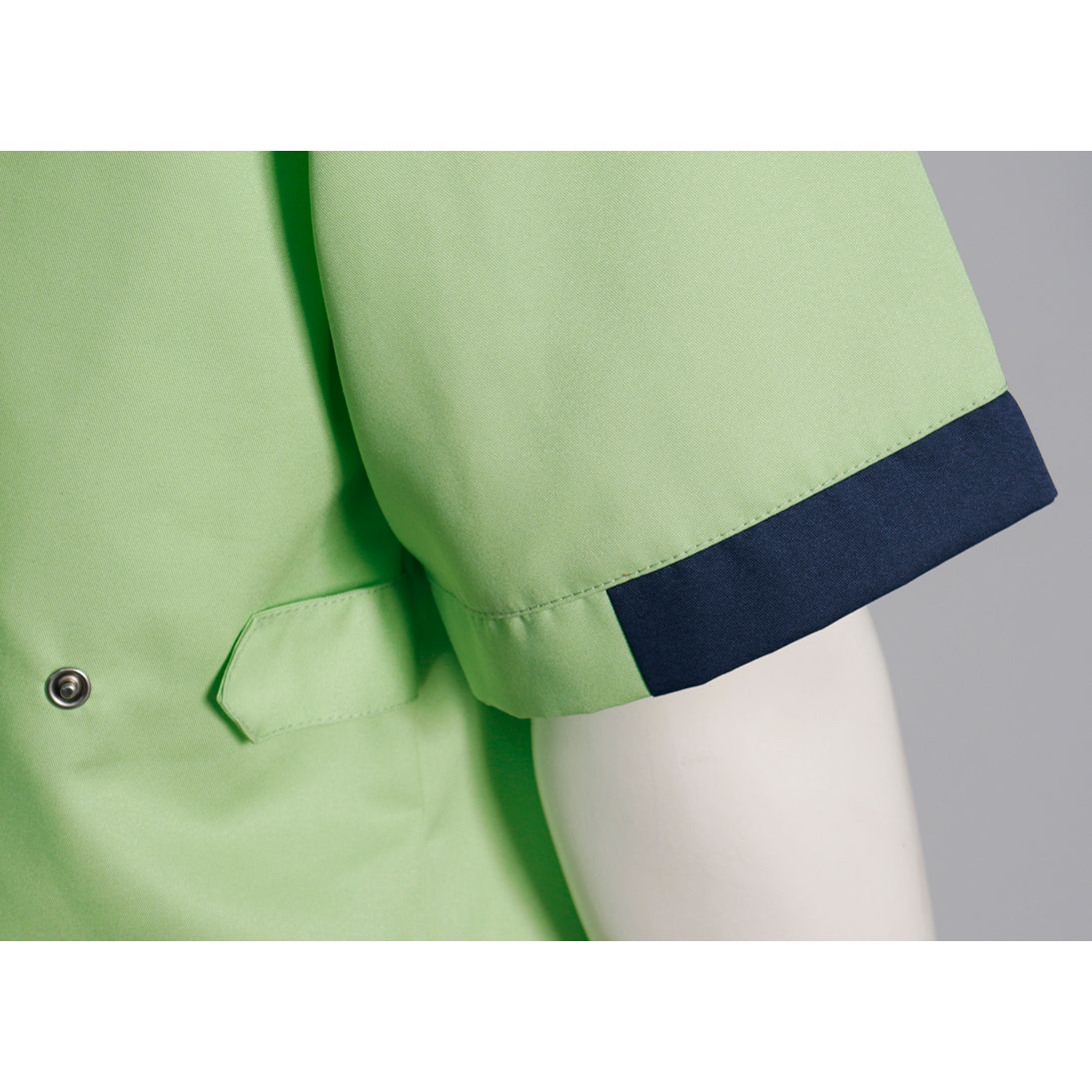 Nybo Lysegrøn/Navy/Lyseblå Unisex Nova Premium Busseronne, Lang Slidser, Komfort