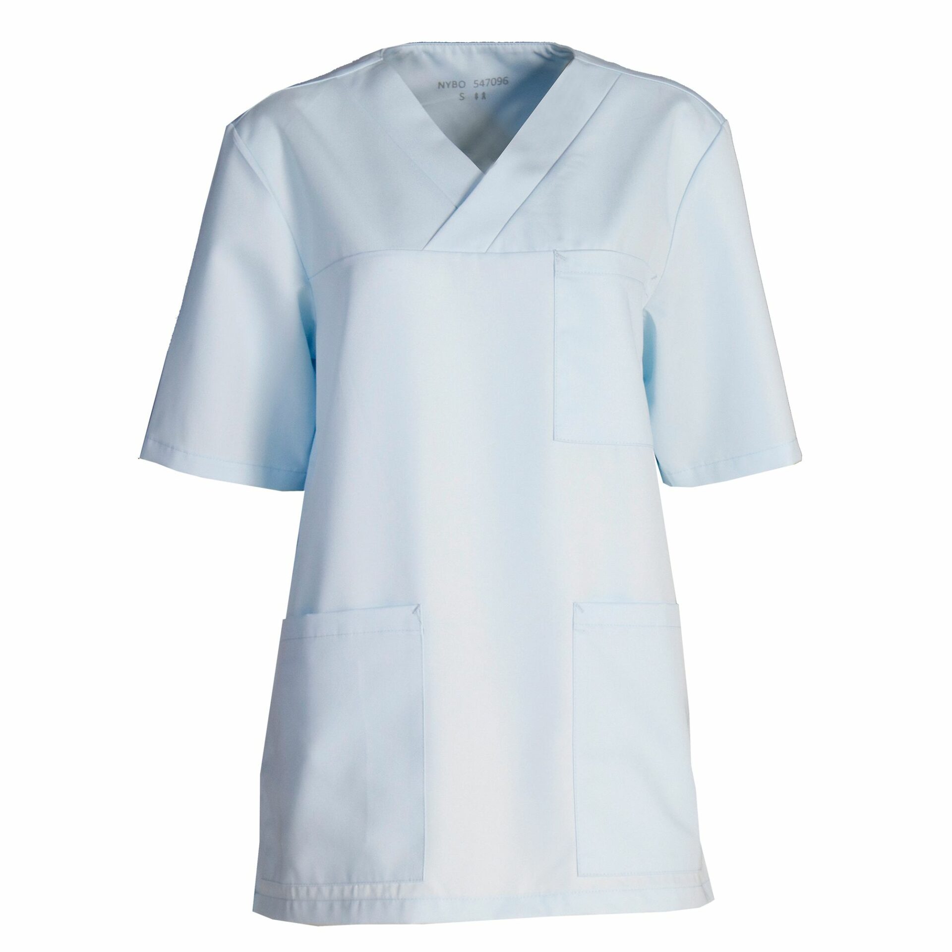 Nybo Lyseblå Dame Heart Busseronne, Rummelig Pasform, Åndbar, Slidser