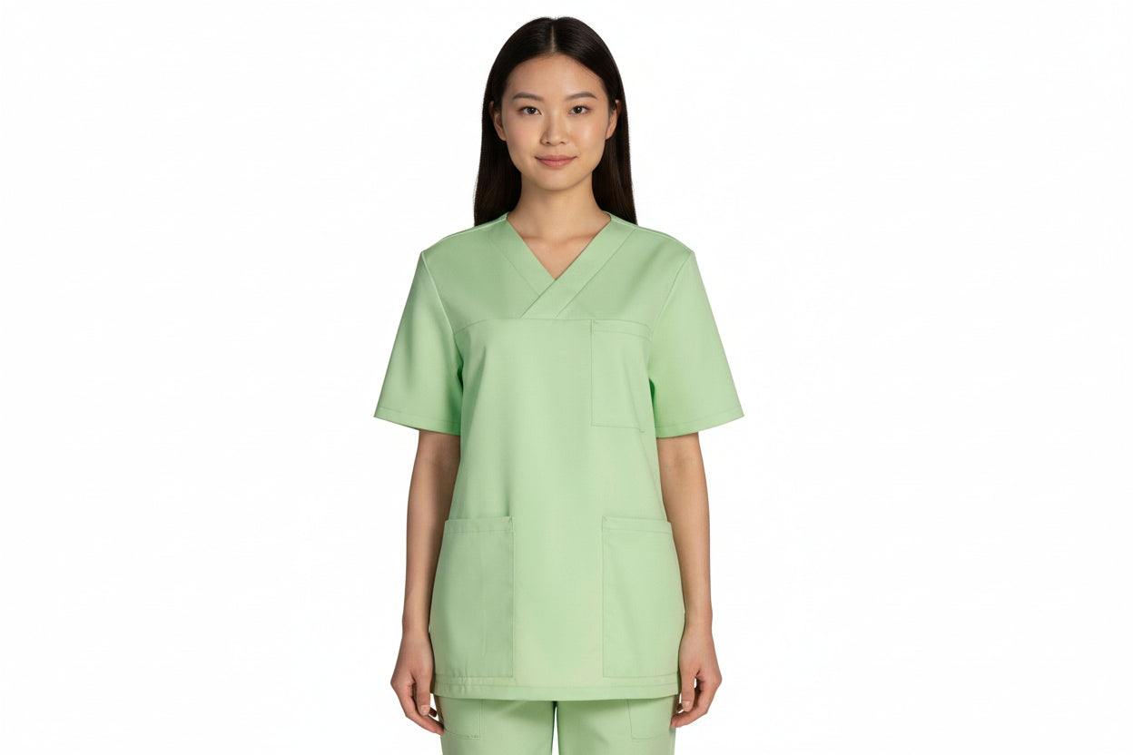 Nybo Lysegrøn Unisex HEART Busseronne, Åndbar, Rummelig Pasform