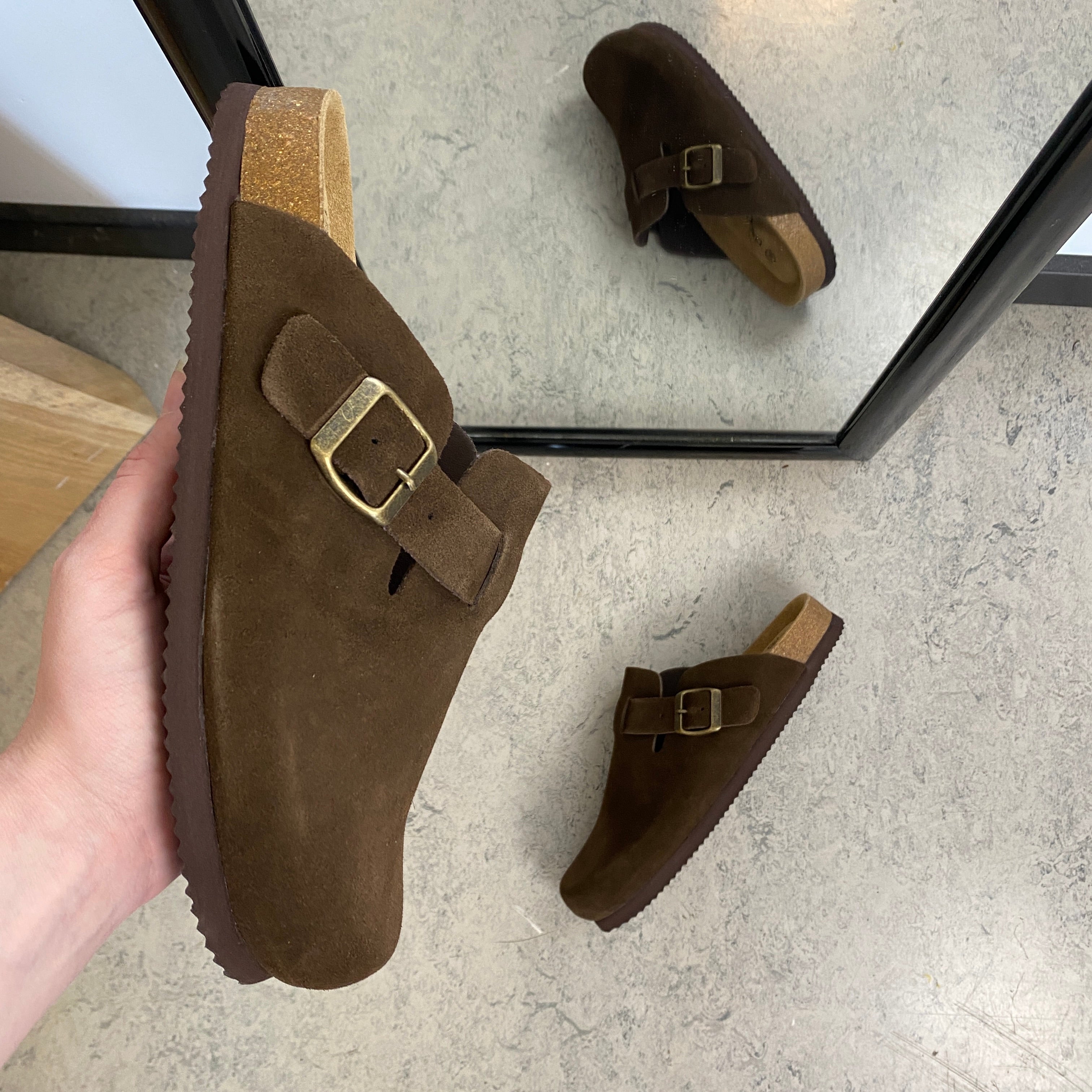 Mørkebrune clog sandal fra Cph-Copenhagen