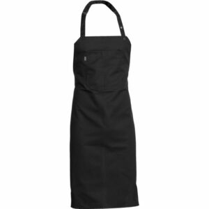 Nybo Sort Unisex All-over Forklæde, Kuskeforklæde, Brystlomme