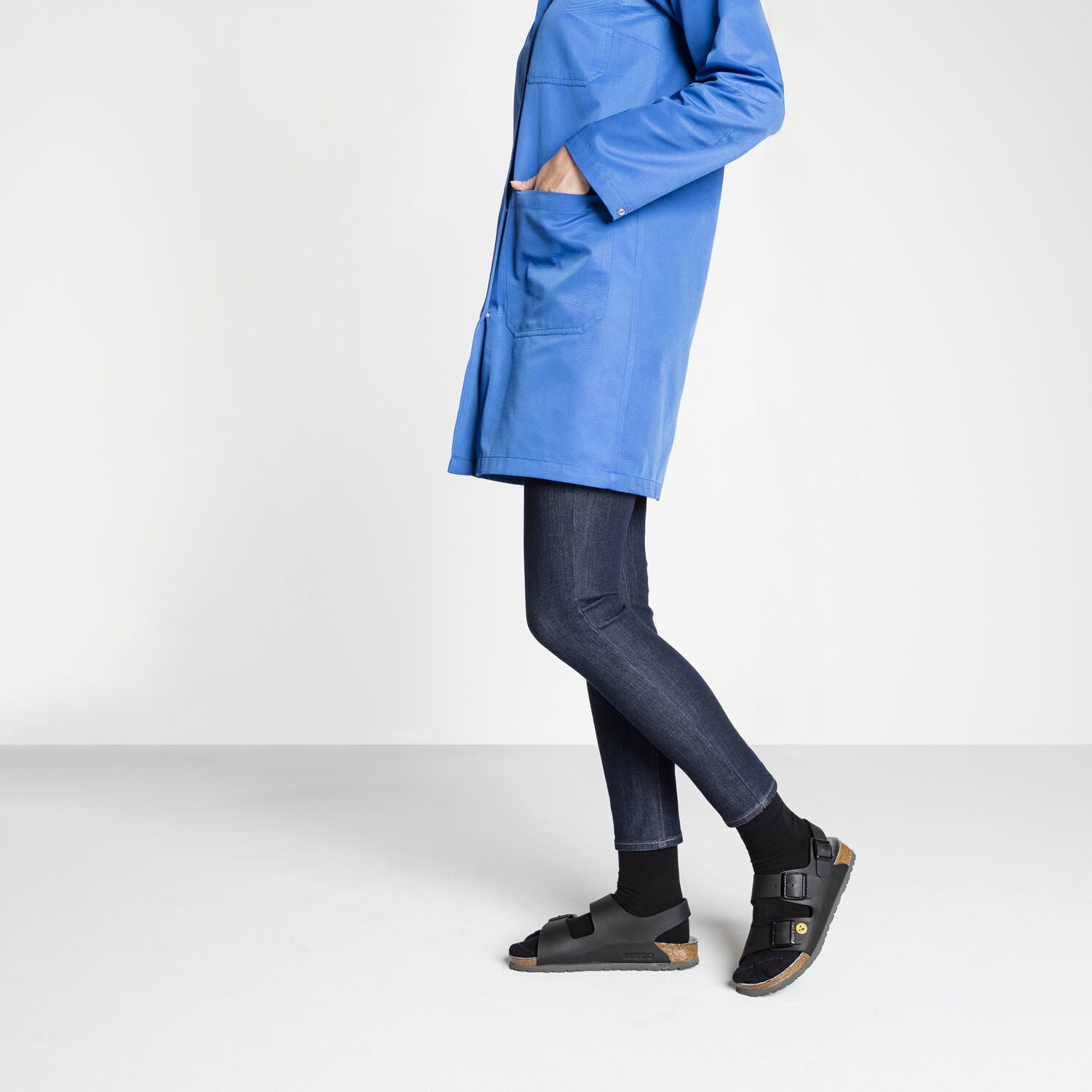 Sort Milano fra Birkenstock, ESD godkendte såler