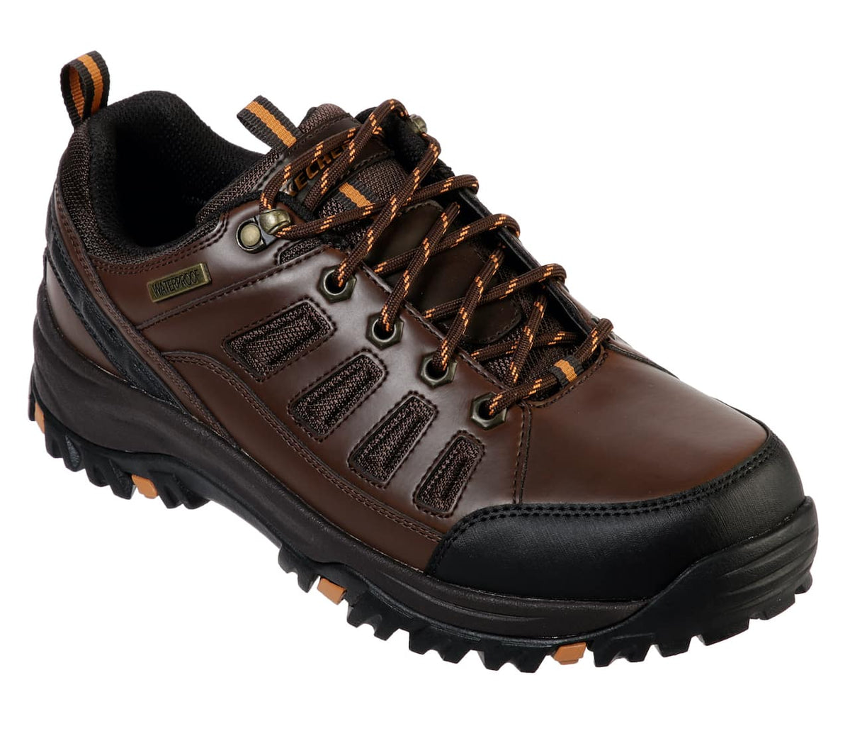 Brun vandtæt vandresko fra Skechers
