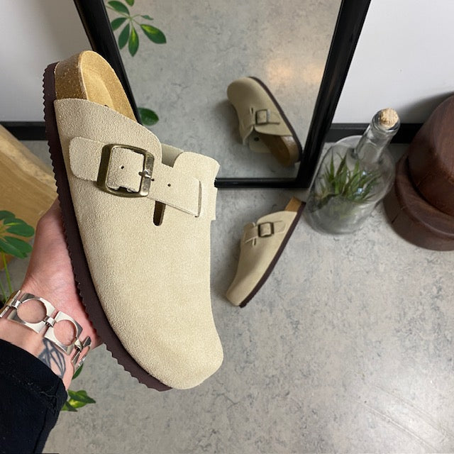 Beige clog sandal fra Cph-Copenhagen