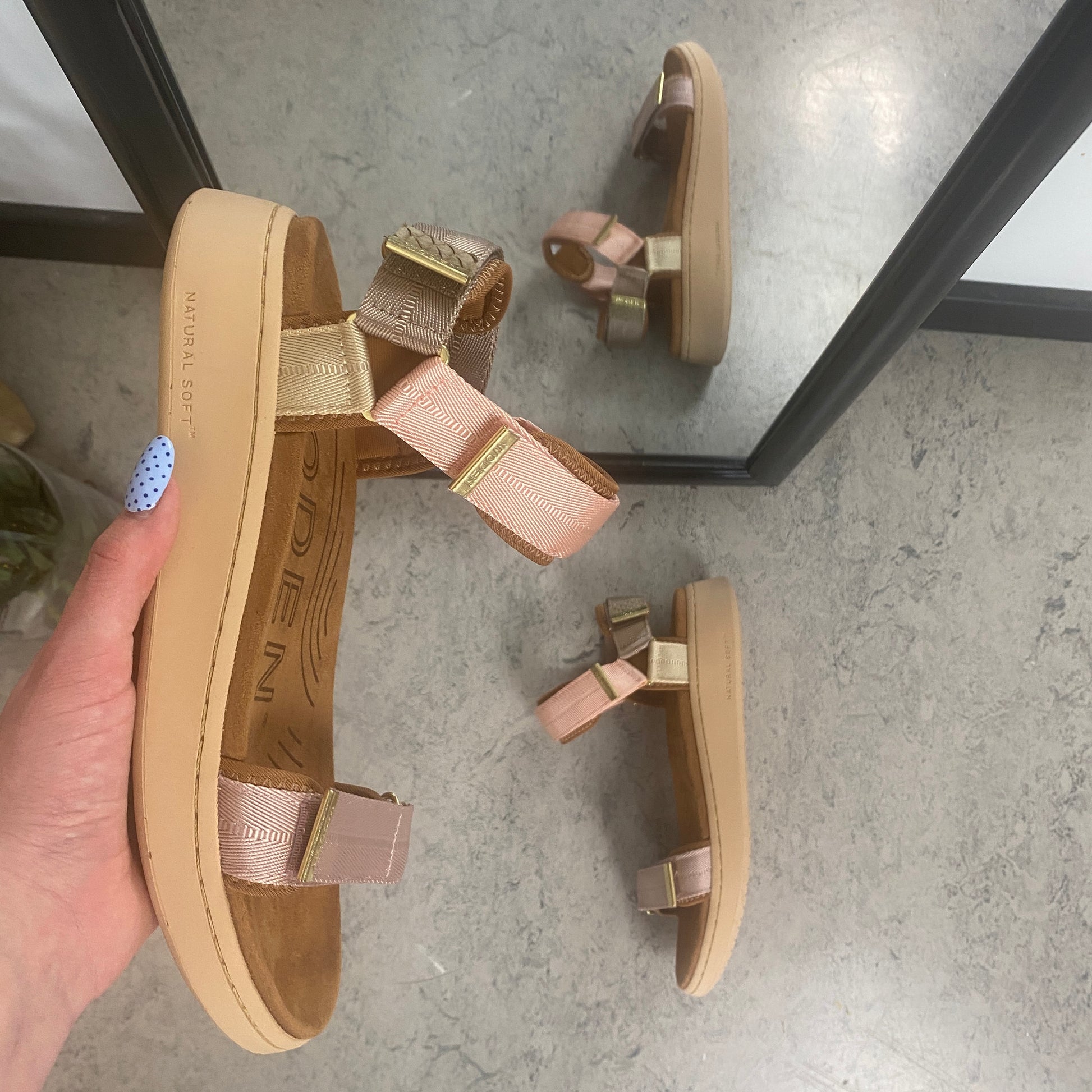 Woden sandal – Blush