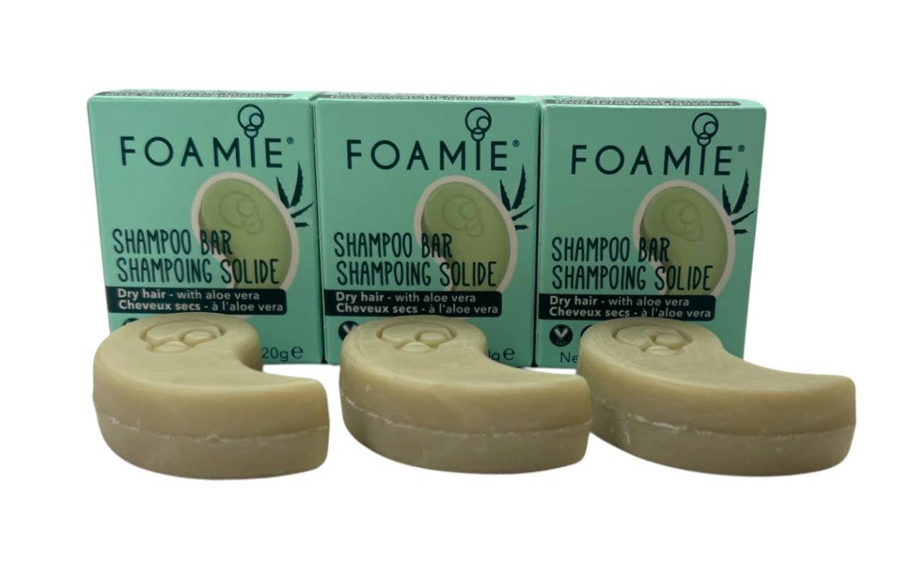 FOAMIE fast shampoo i rejsestørrelse