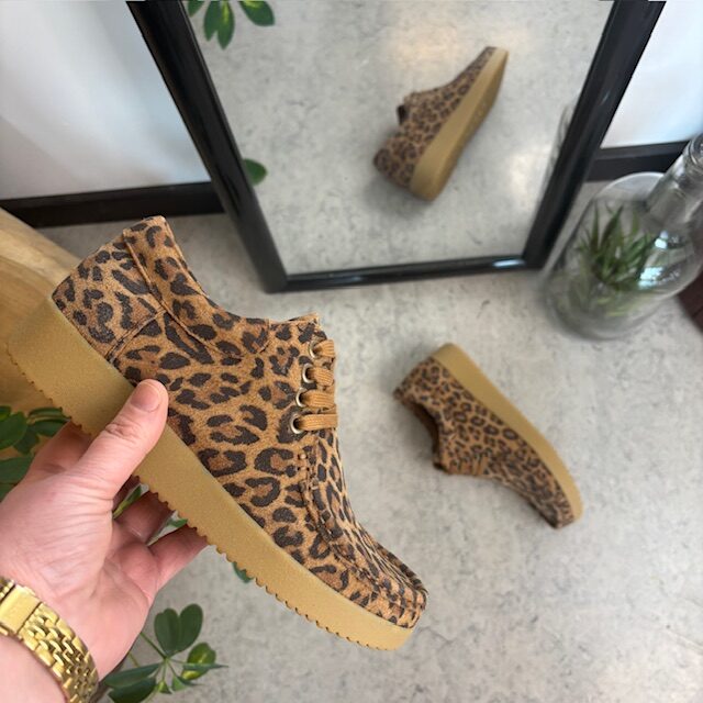 Leopard ruskindssko fra Nature