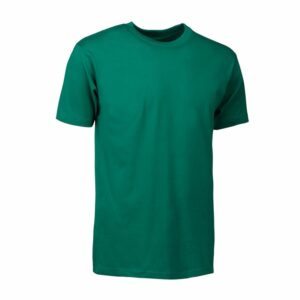 Nybo Grøn Herre Basic T-Shirt, Klassisk Model, Holder Faconen