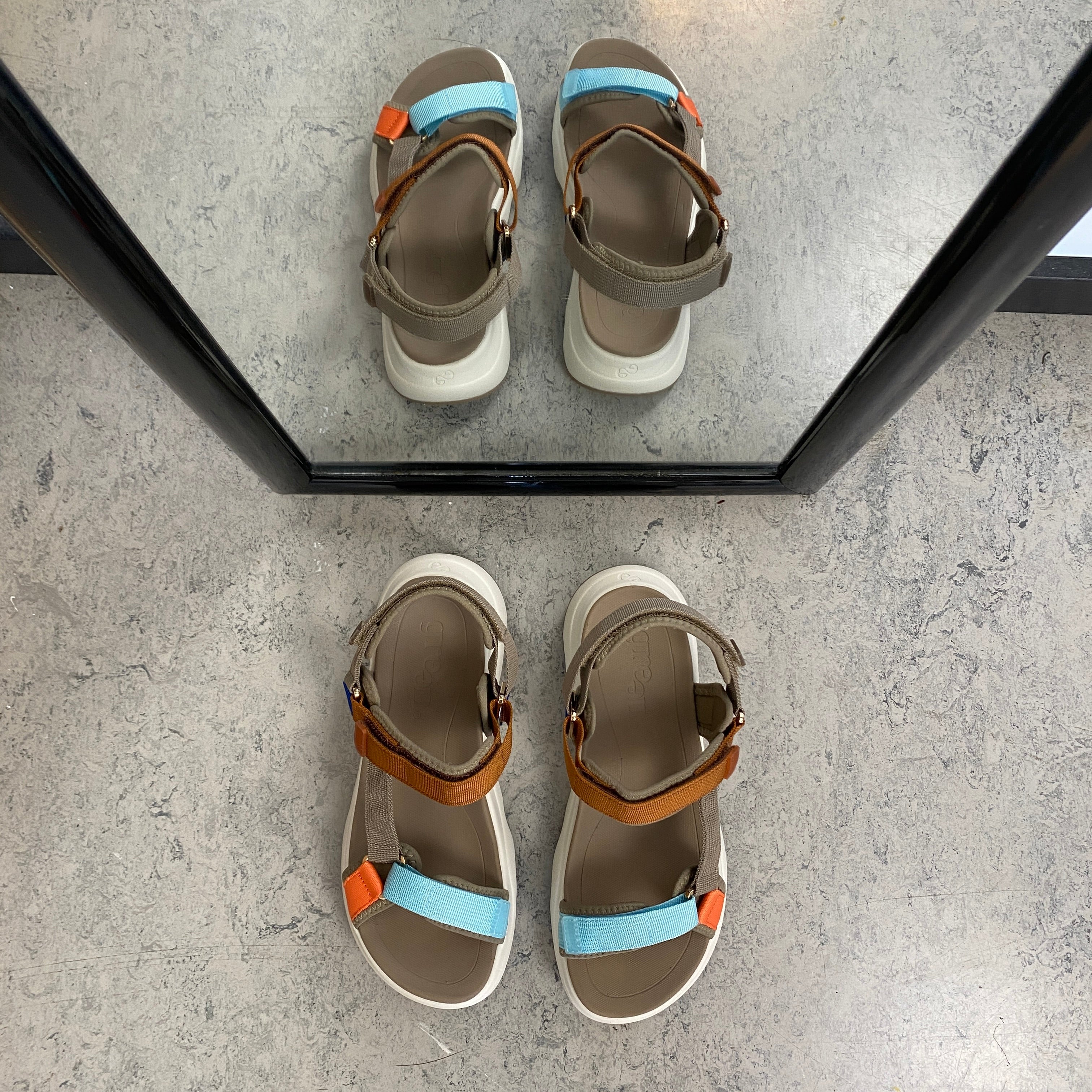 Green Comfort sandal - Let, stødabsorberende sandal med optimal støtte hele dagen