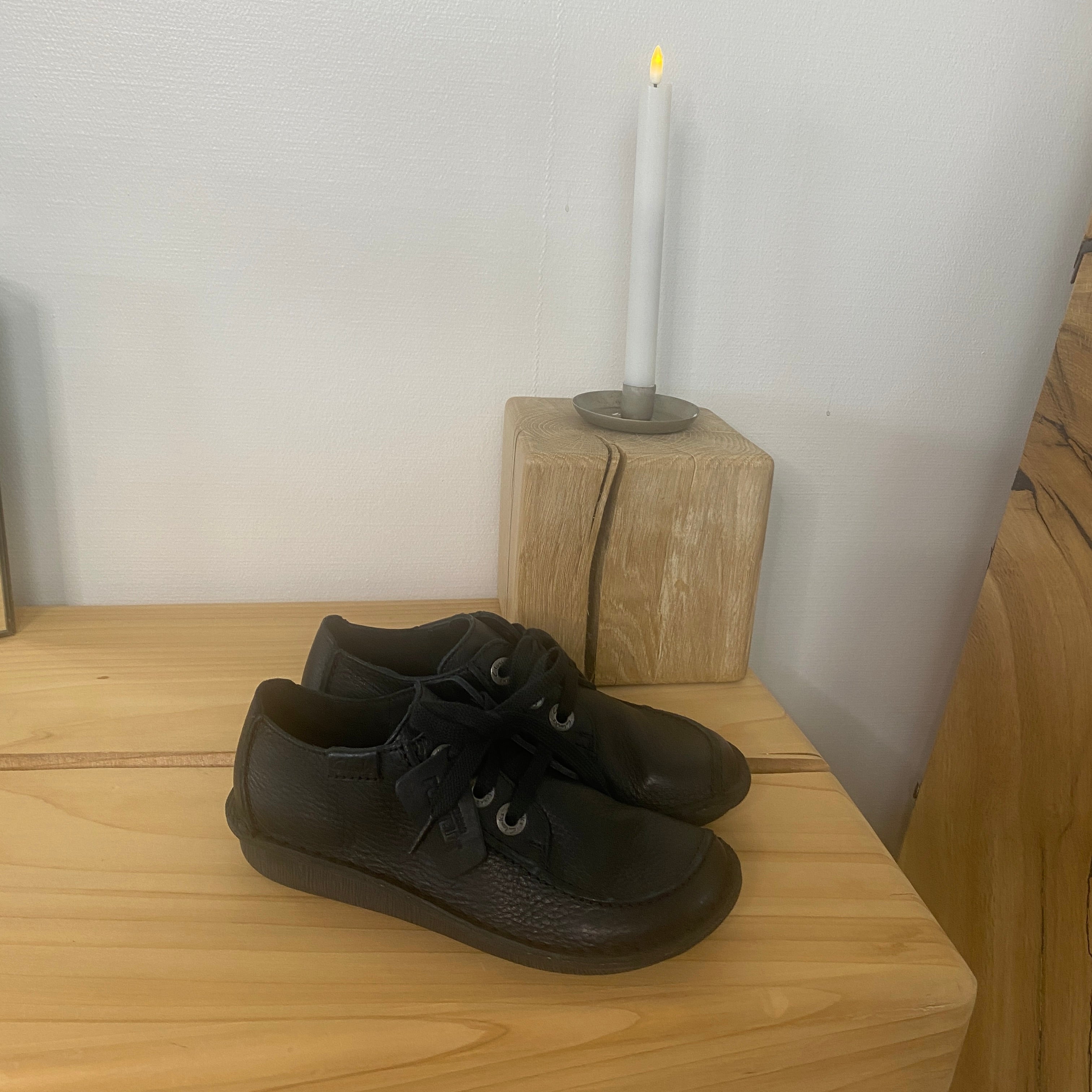 Clarks Funny Dream – sort lædersko med klassisk komfort