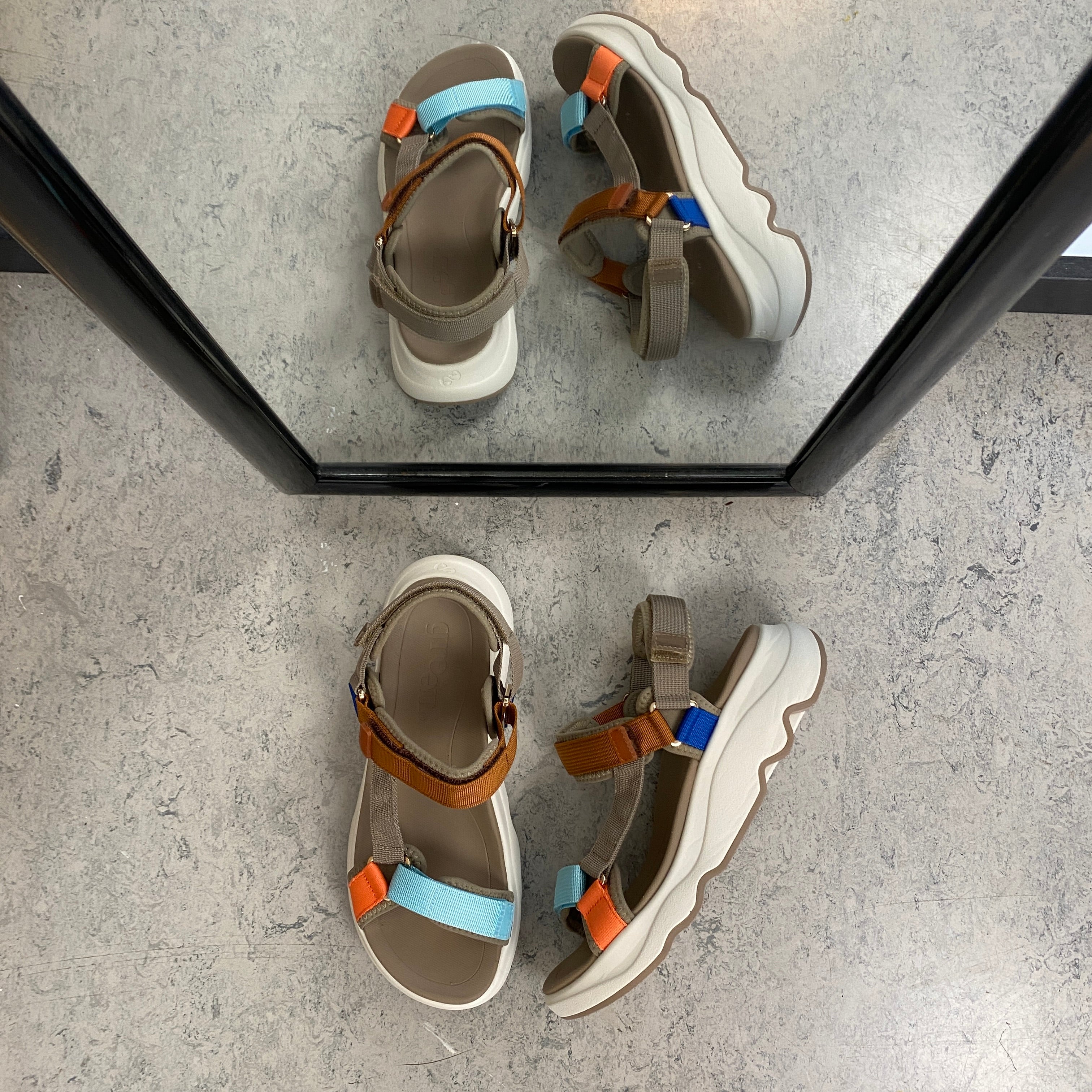 Green Comfort sandal - Let, stødabsorberende sandal med optimal støtte hele dagen