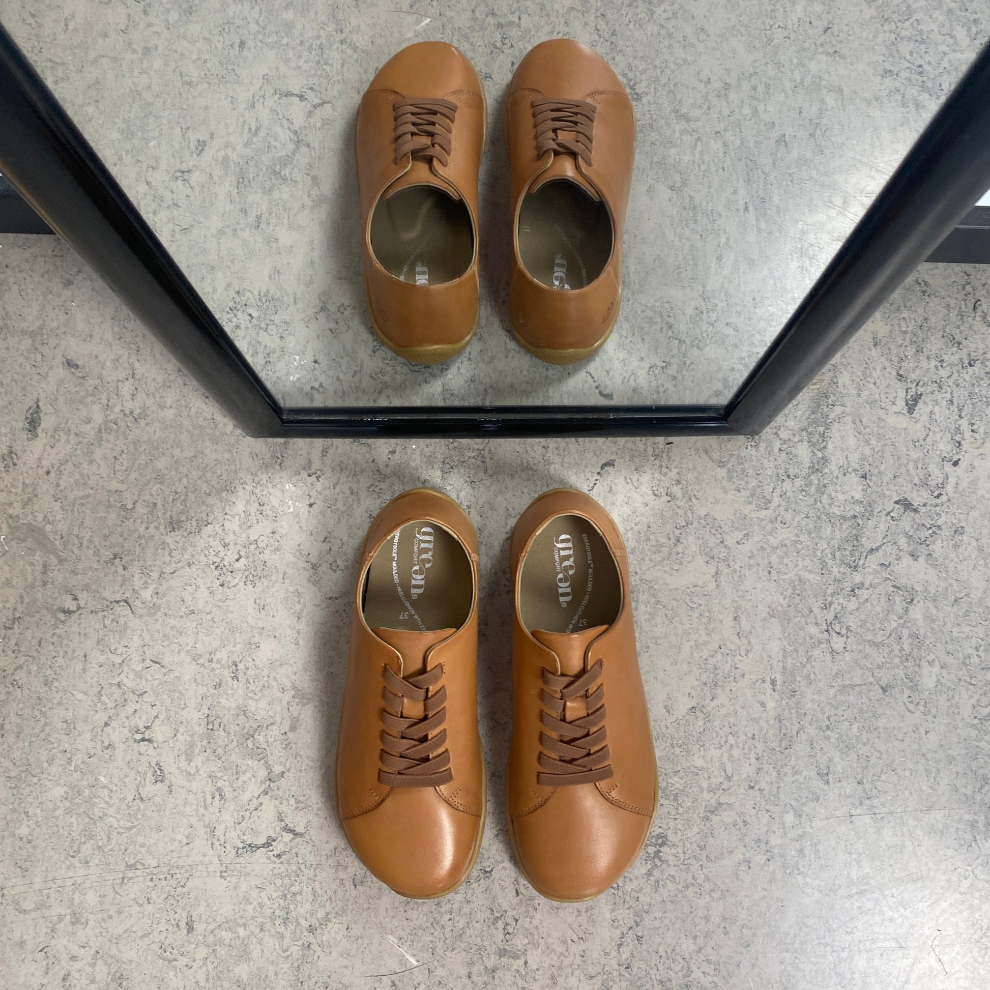 Green Comfort Leeds Lisa barfodssko i brun – rolig komfort & naturlig gang