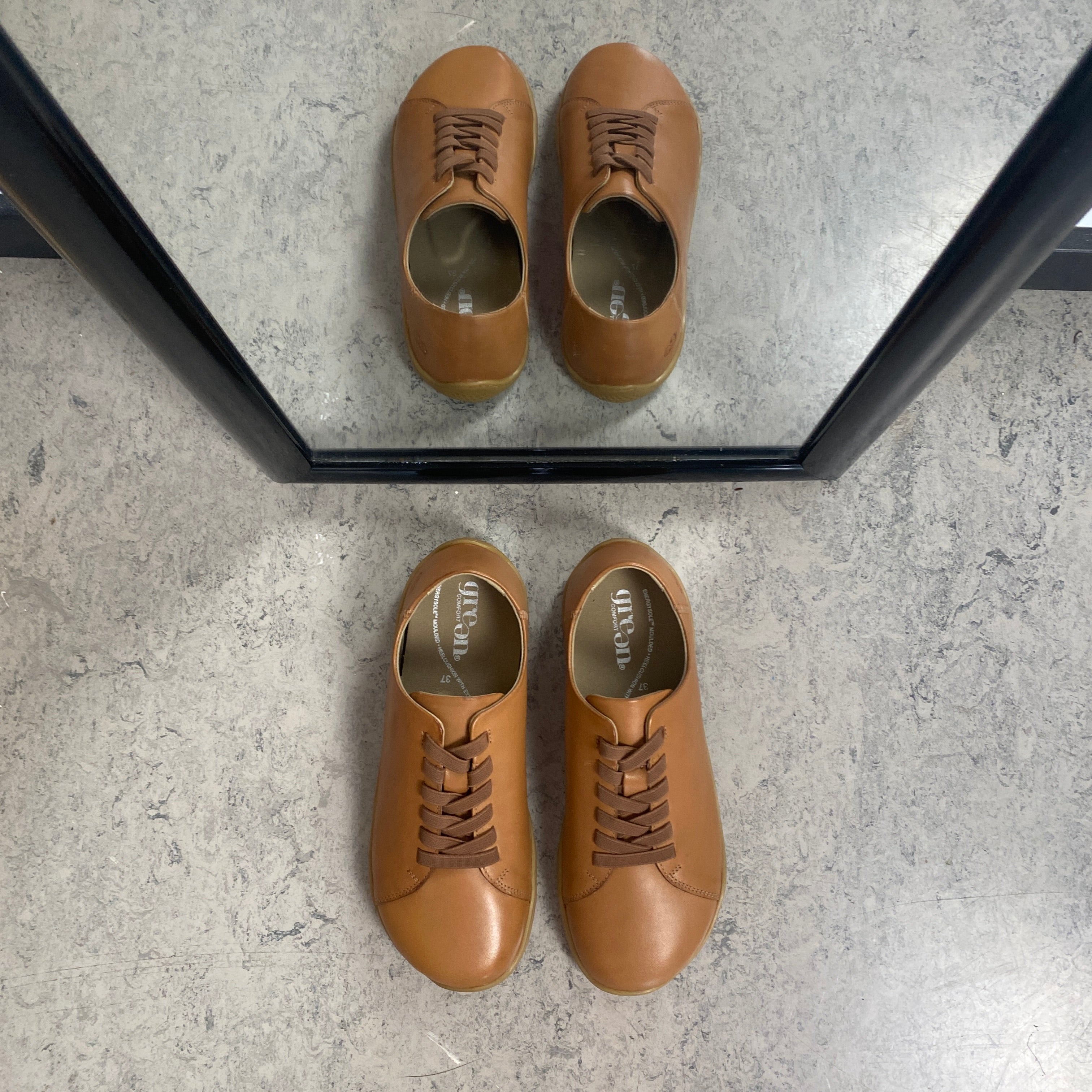 Green Comfort Leeds Lisa barfodssko i brun – rolig komfort & naturlig gang