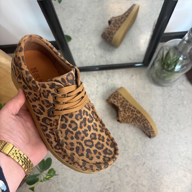 Leopard ruskindssko fra Nature