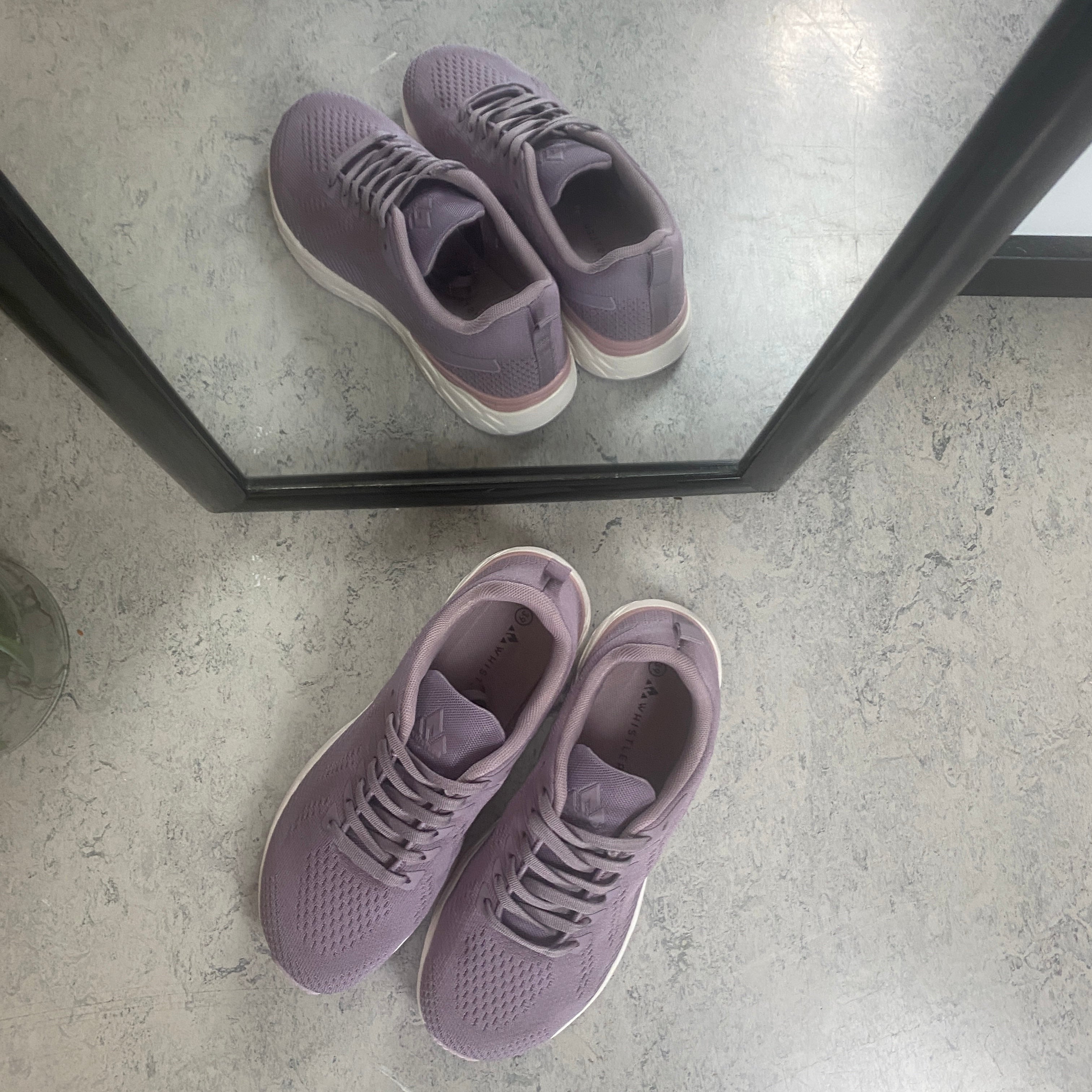 Linares W Wide Fit Shoe – mørk rosa letvægtssko med ekstra bredde