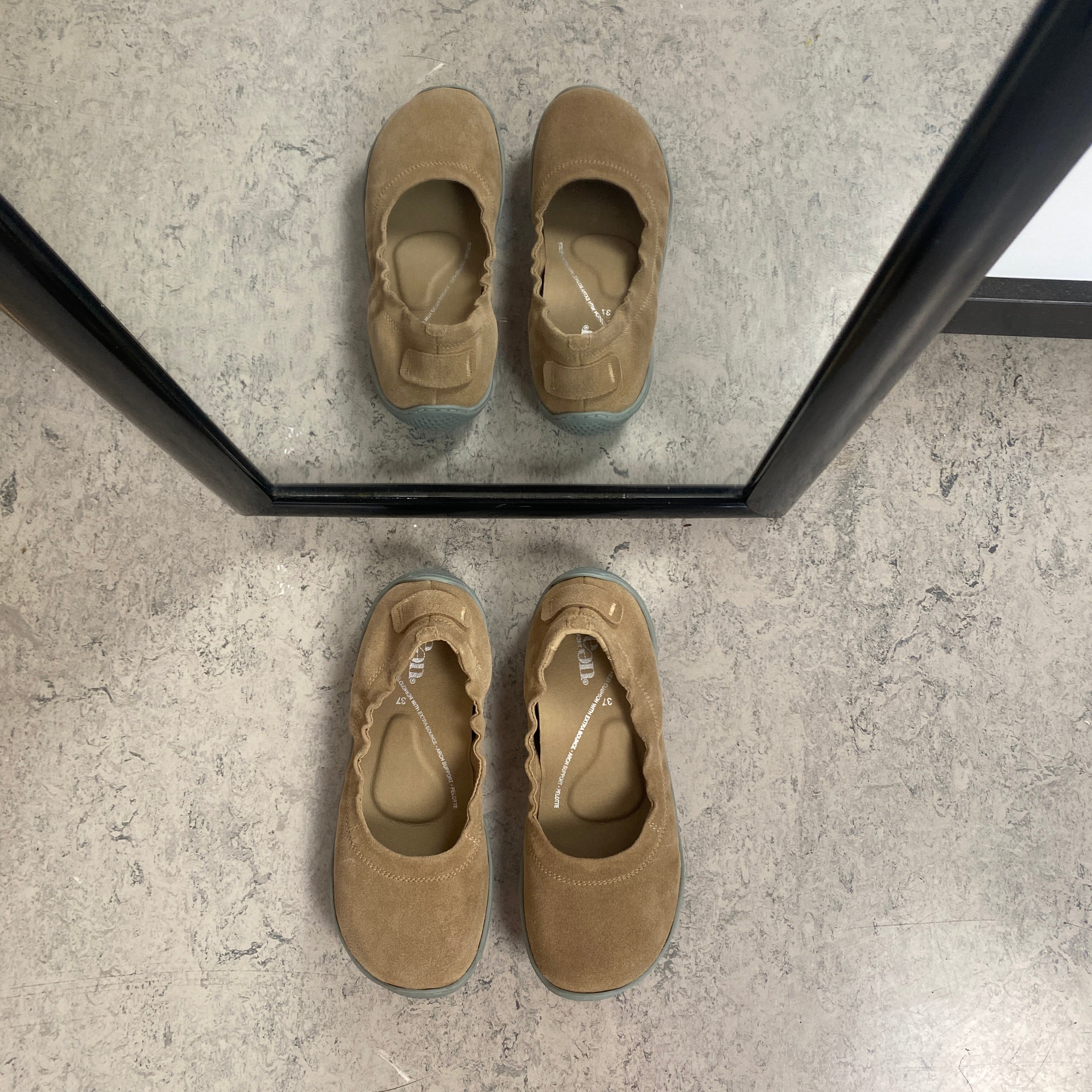 Green Comfort Leeds Lucca barfodssko i sand – naturlig bevægelse & fleksibel komfort