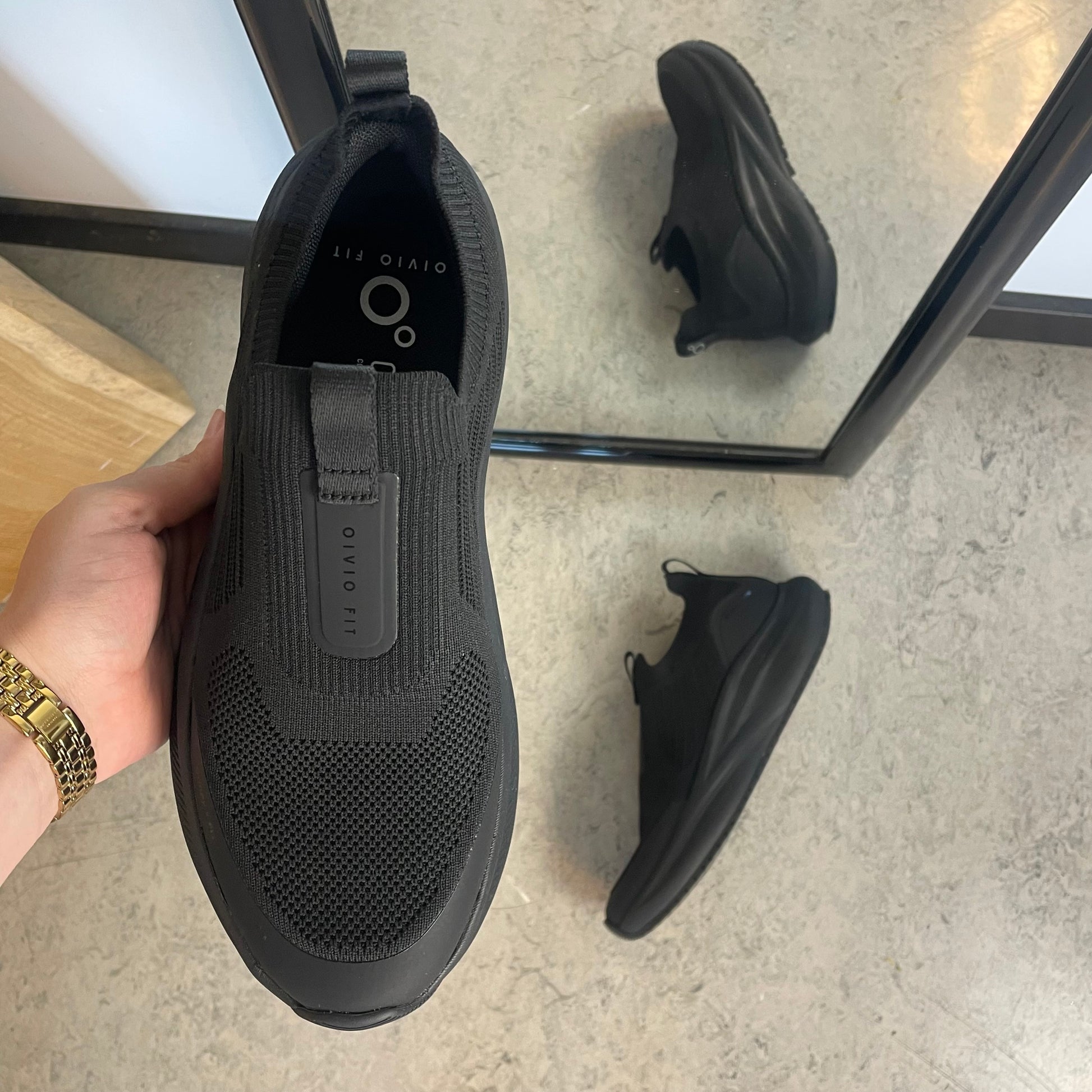Slip-on arbejdssko med maksimal komfort & skridhæmmende sål