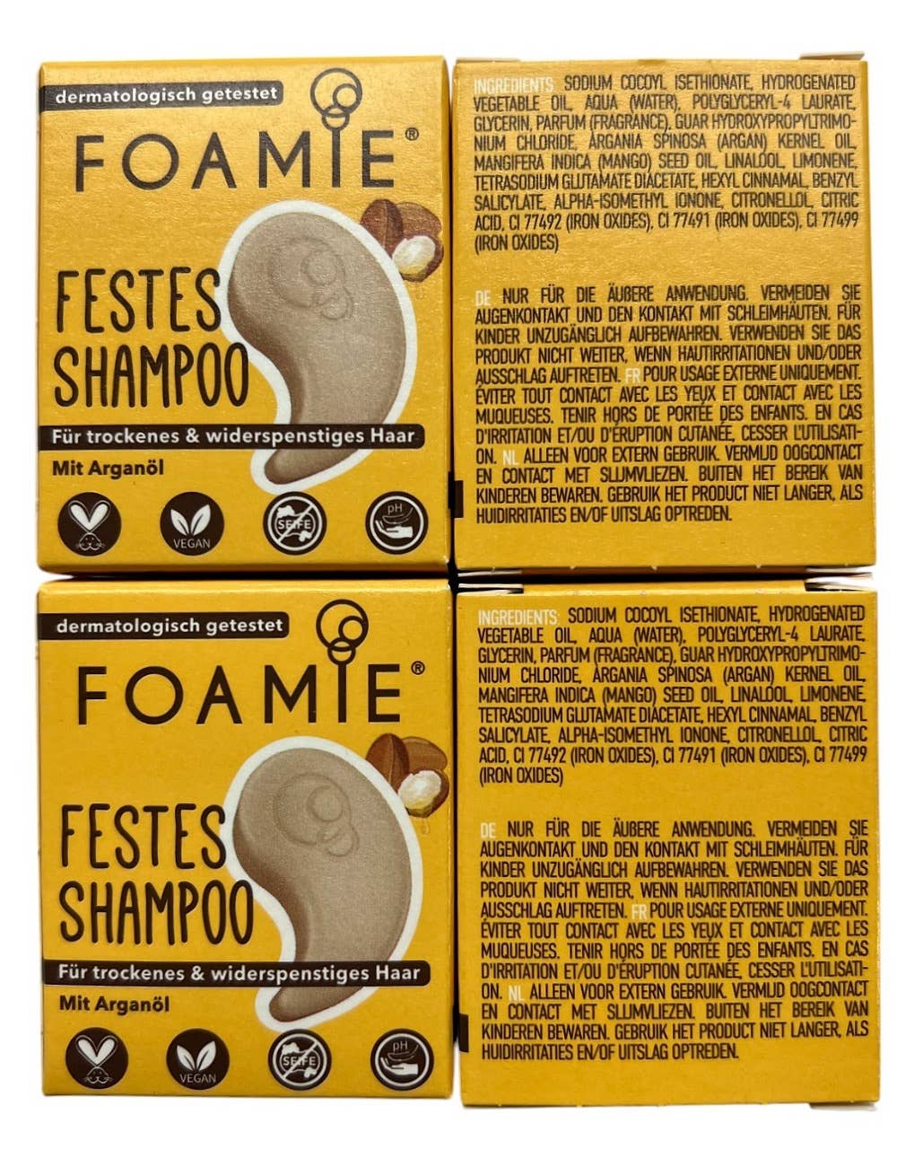 FOAMIE fast shampoo i rejsestørrelse