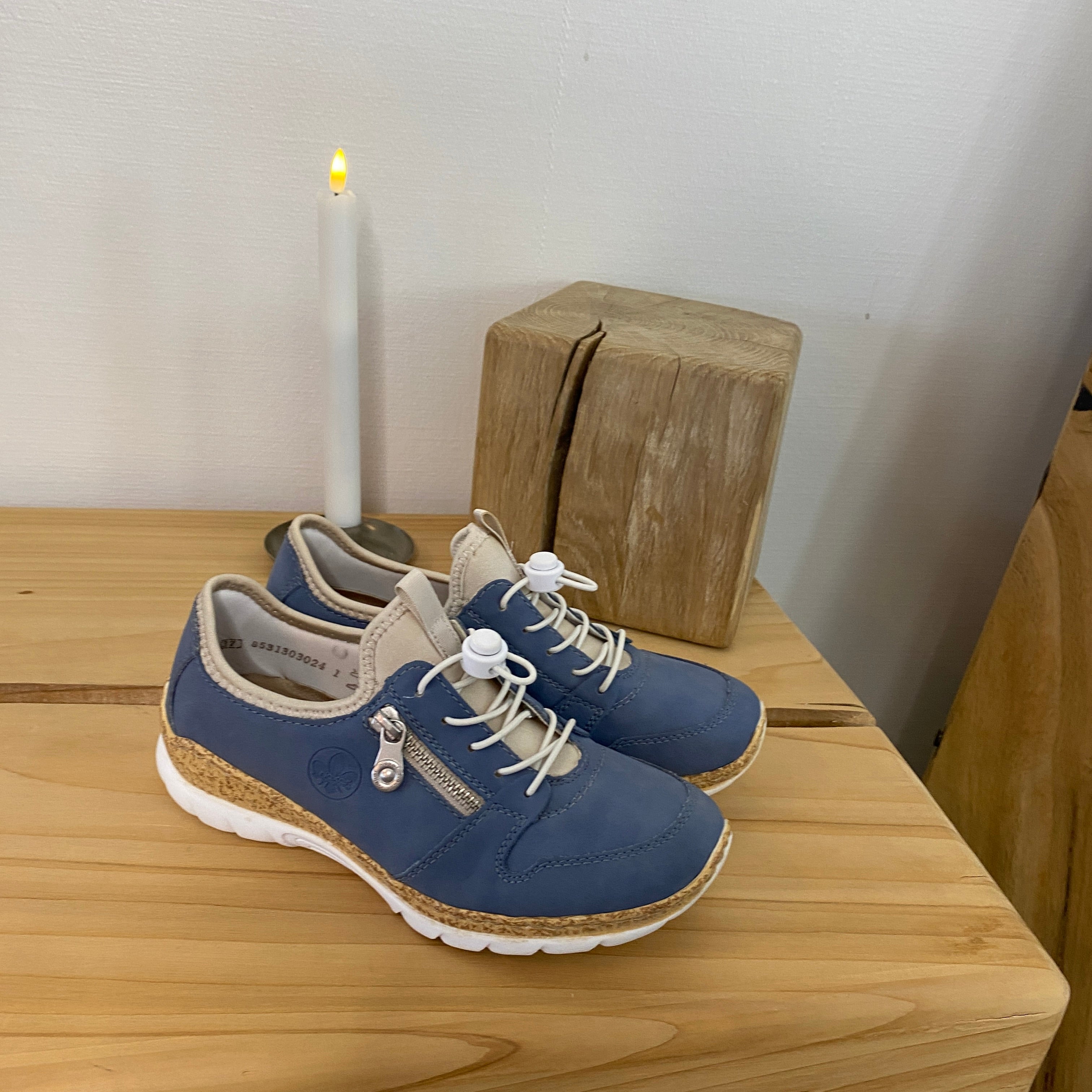 Rieker sneakers til dame – Blå