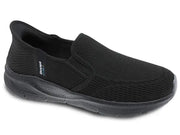 Let slip-on sko i sort – åndbar og nem at tage på