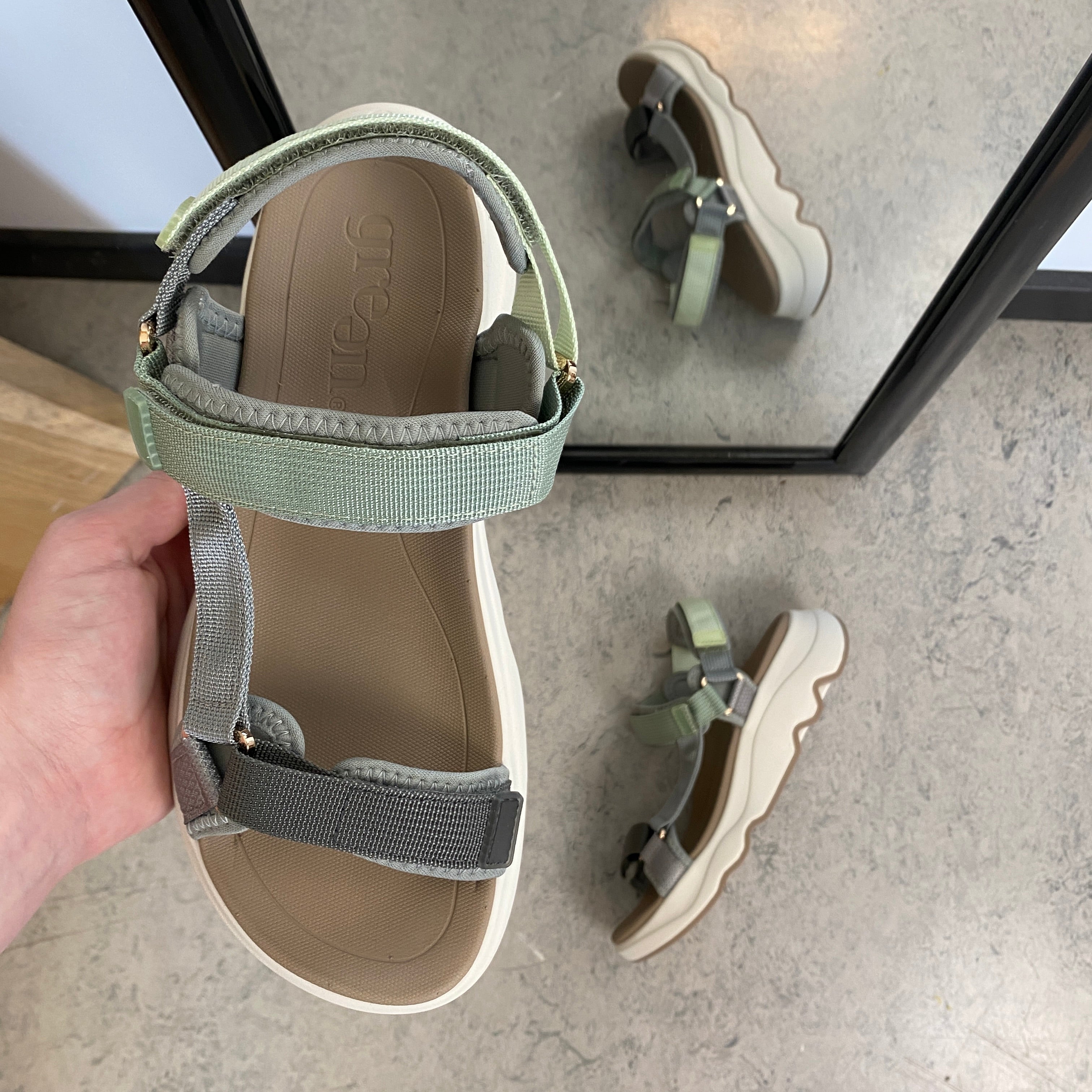 Green Comfort sandal - Let, stødabsorberende sandal med optimal støtte hele dagen