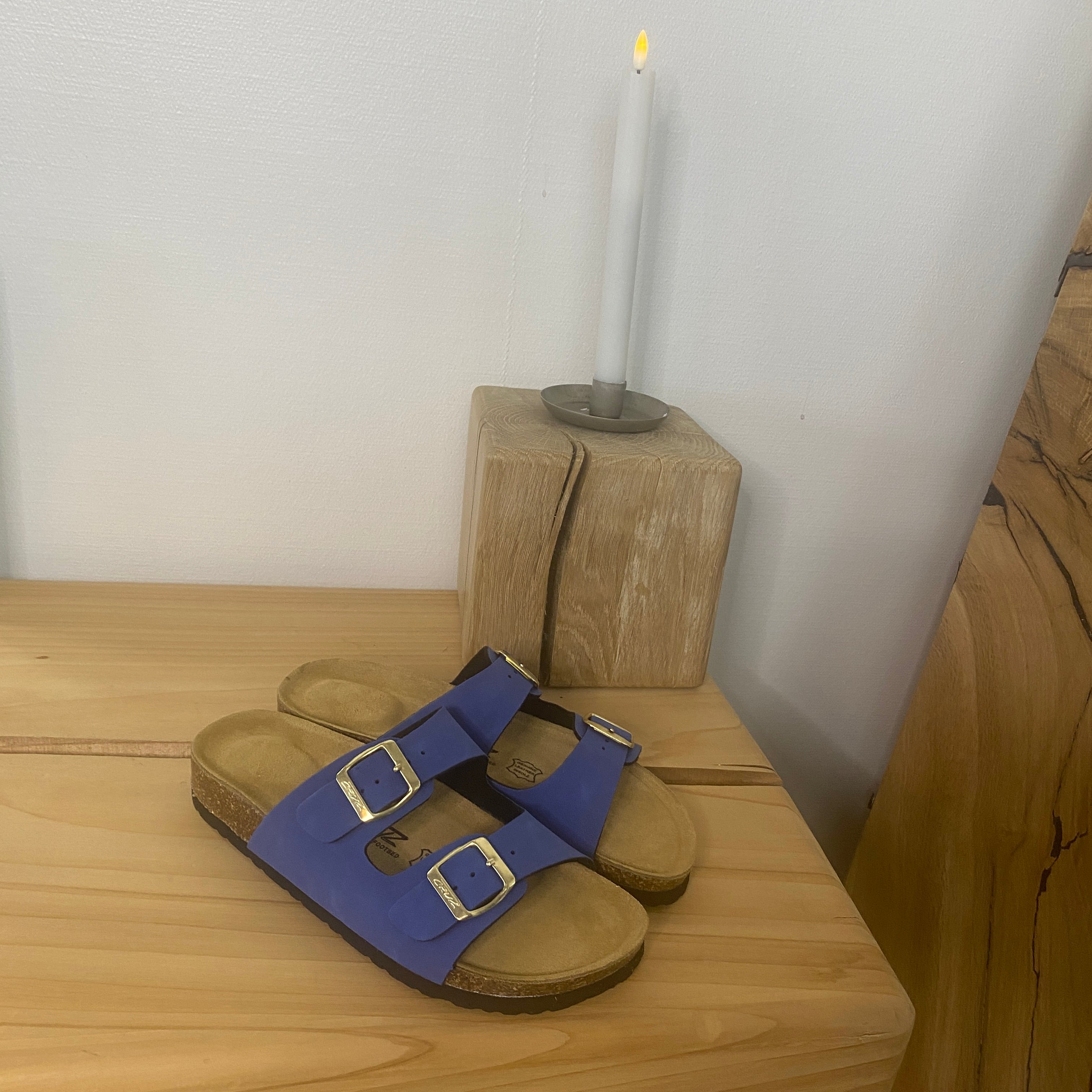 Cruz slip on sandal – Blå