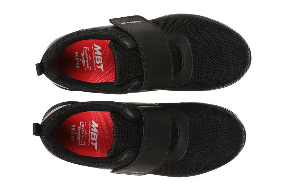 Sort MBT letvægts damesko med velcro