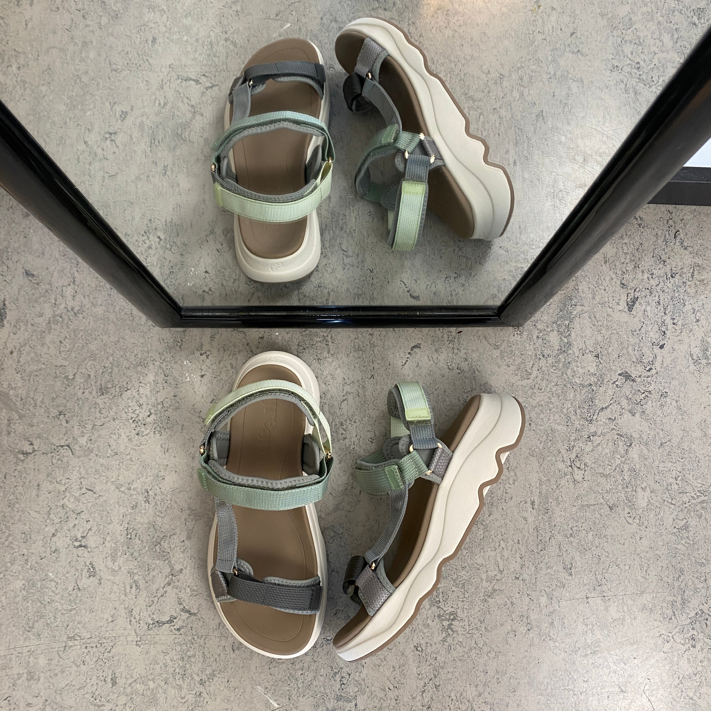 Green Comfort sandal - Let, stødabsorberende sandal med optimal støtte hele dagen