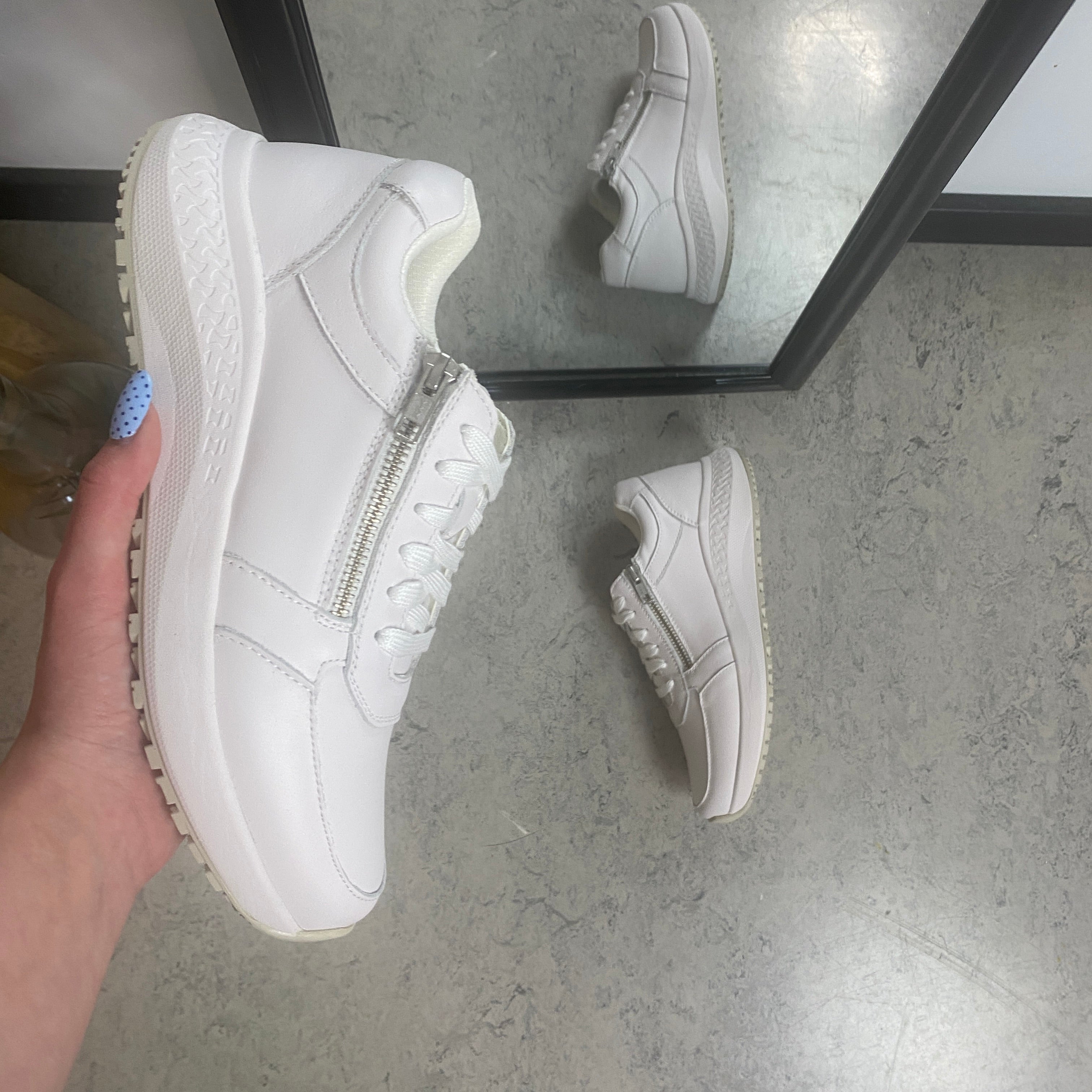 Zigga Zehra sneaker fra Green Comfort – hvid komfortsko i anilinlæder