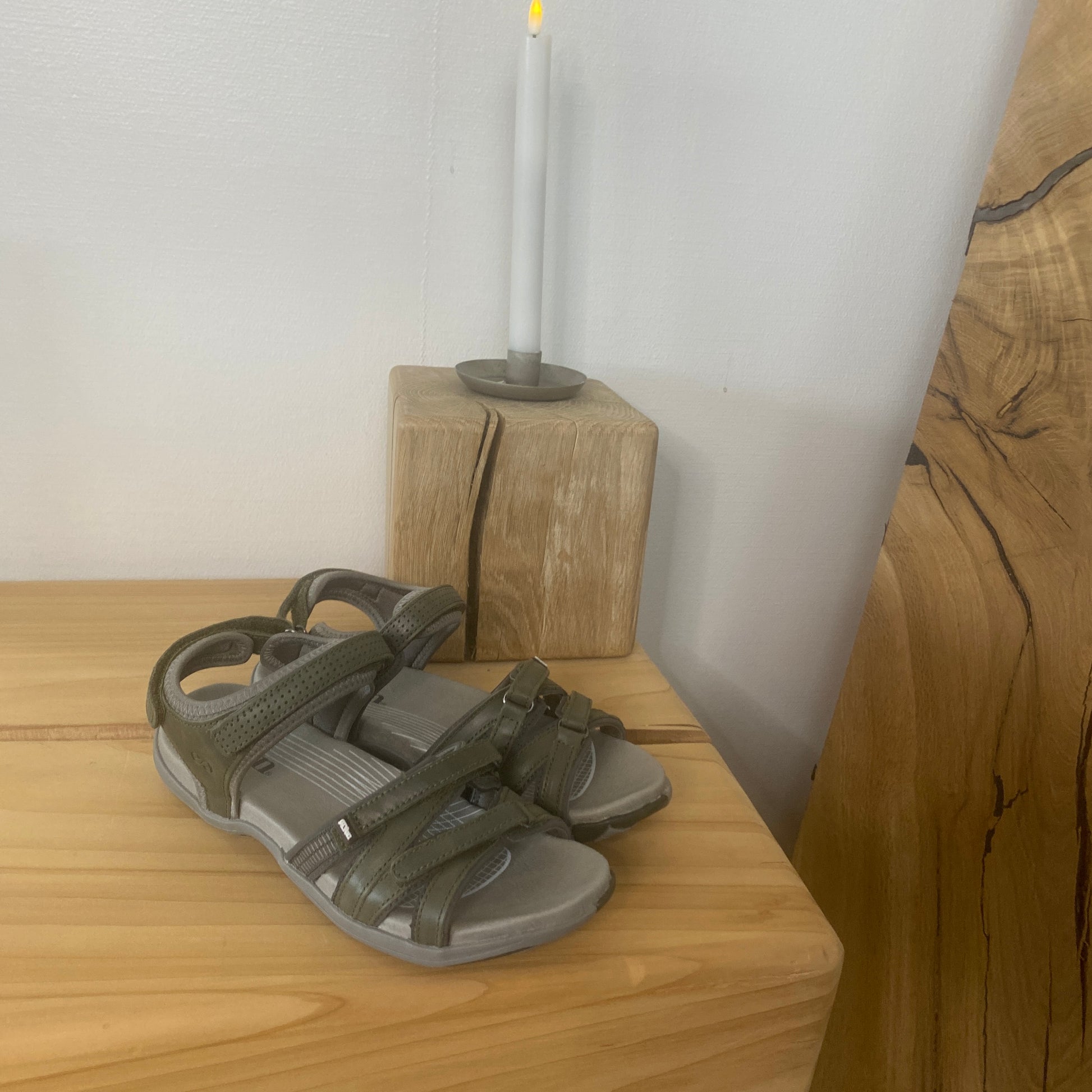 Green Comfort Corsica sandal – Olivengrøn