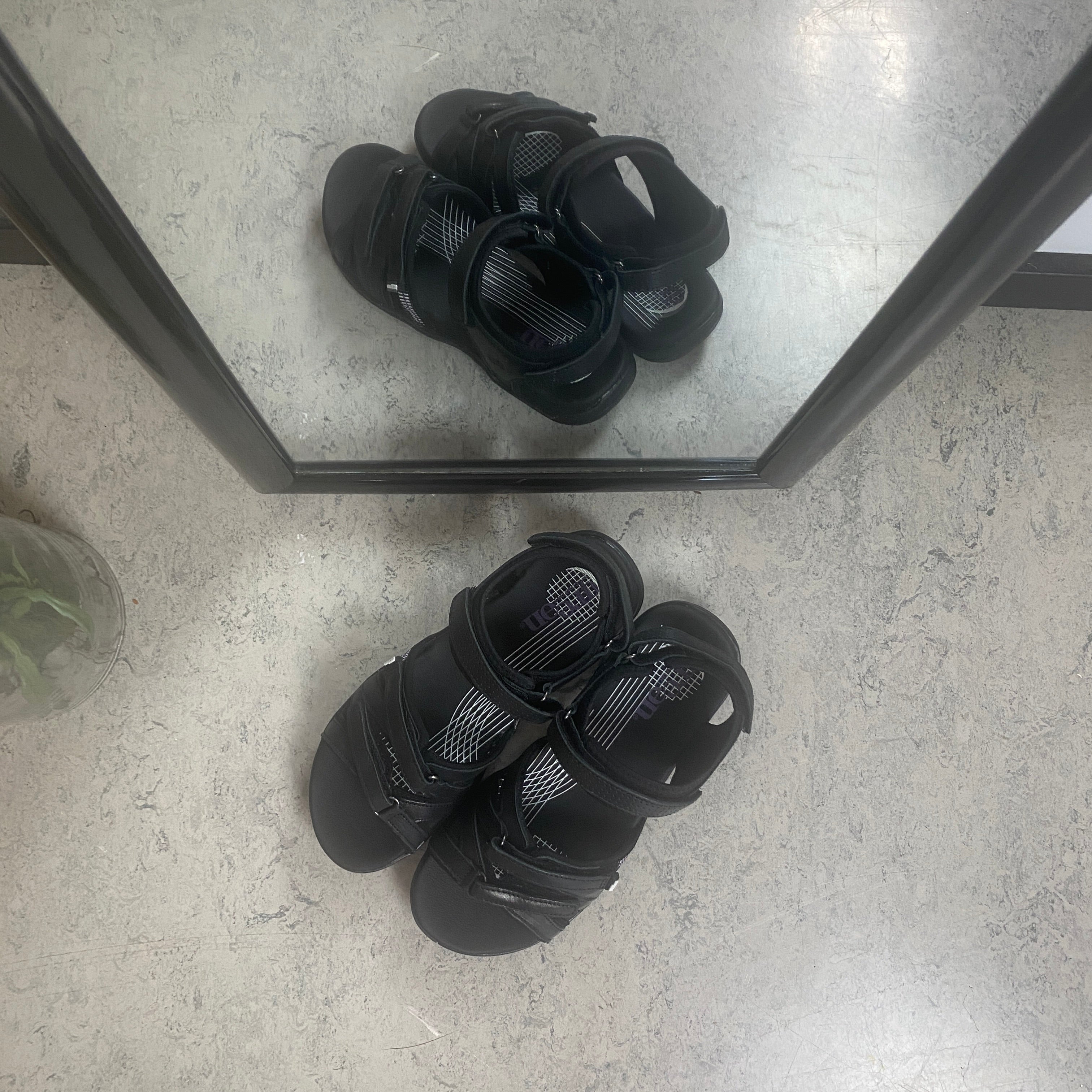 Green Comfort Corsica sandal – Sort